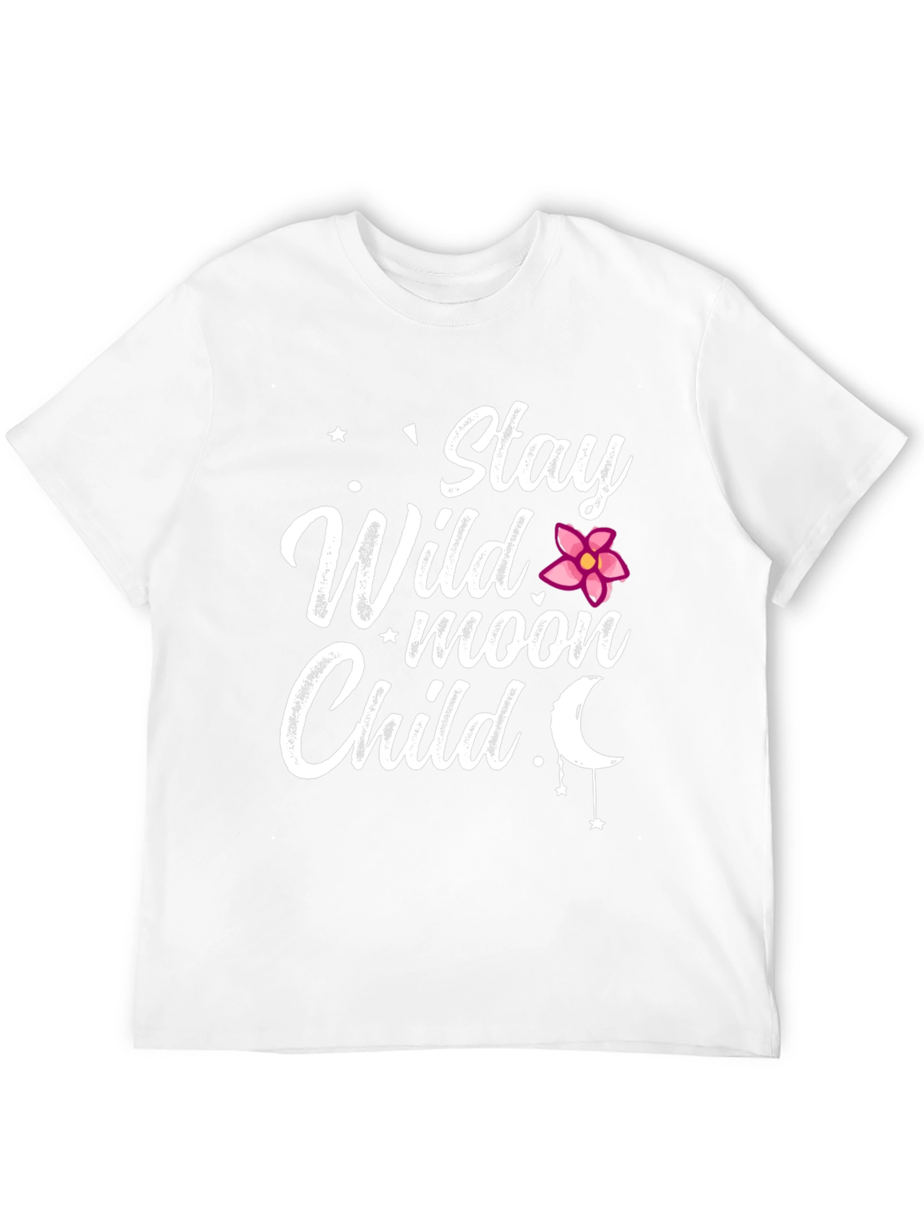 Stay Wild Moon Child Black T-Shirt