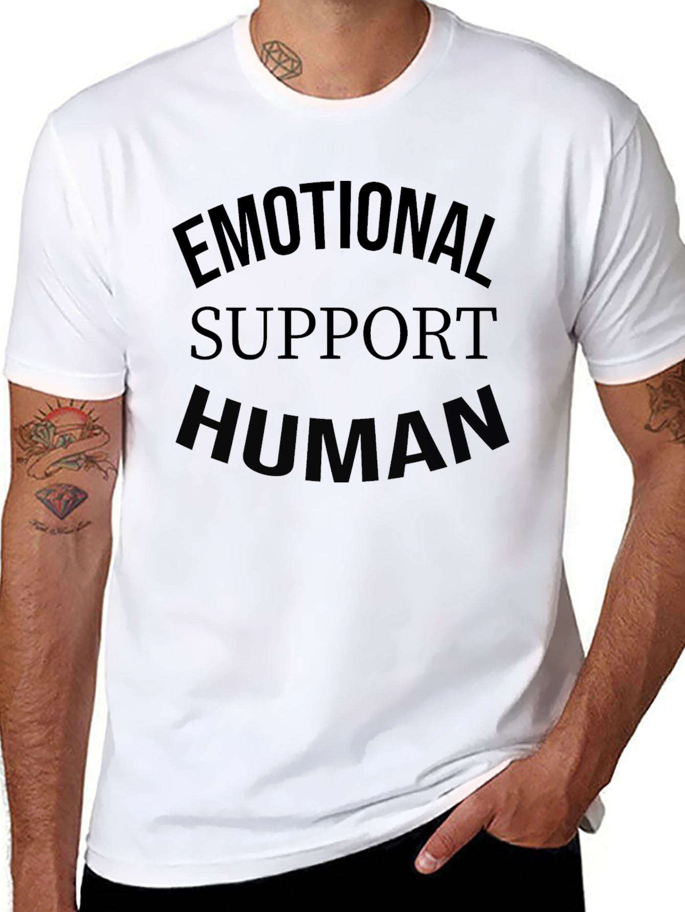 Emotional Support Human Graphic Tee
