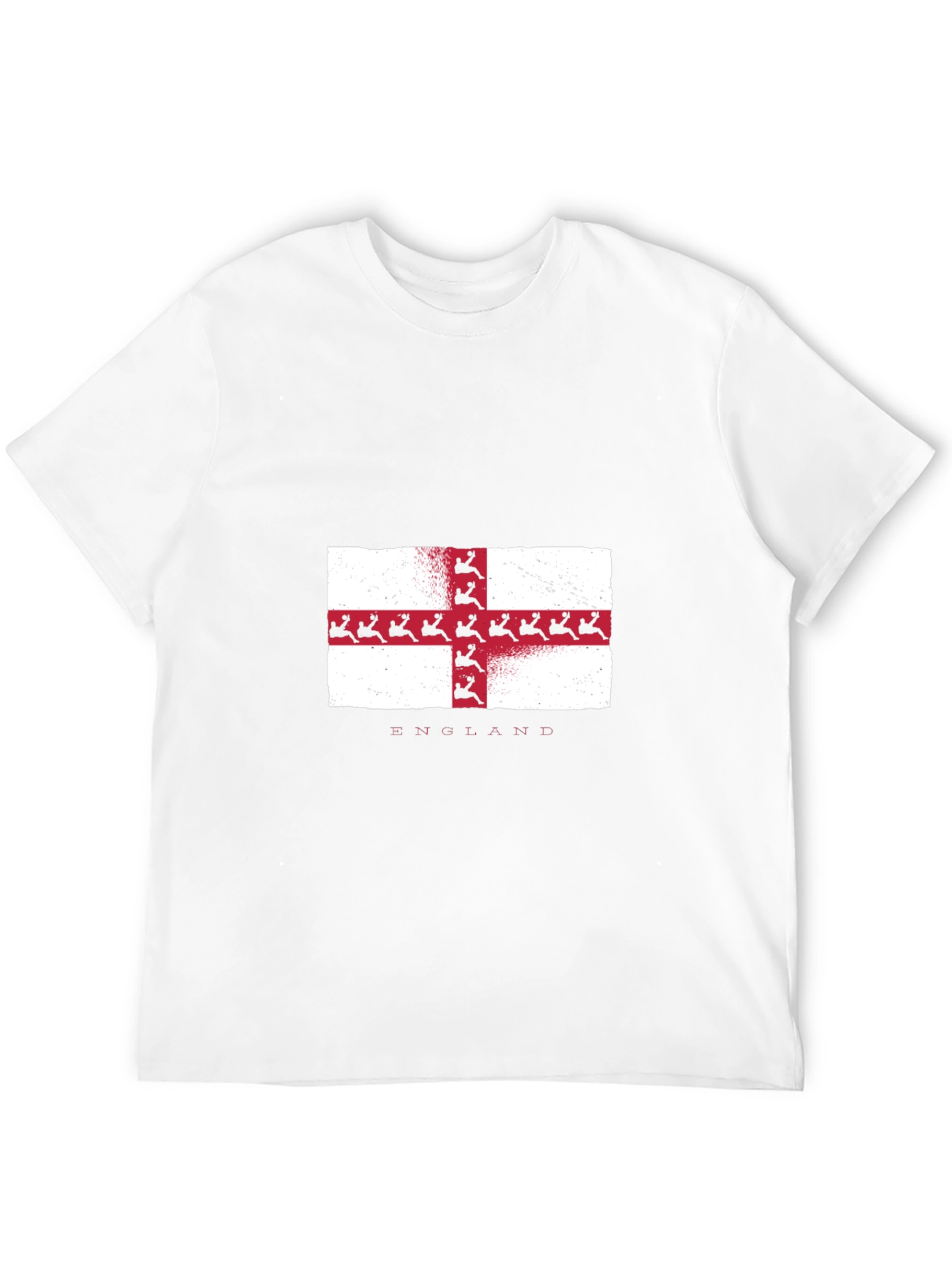 England Flag T-Shirt - Grunge Style Tee