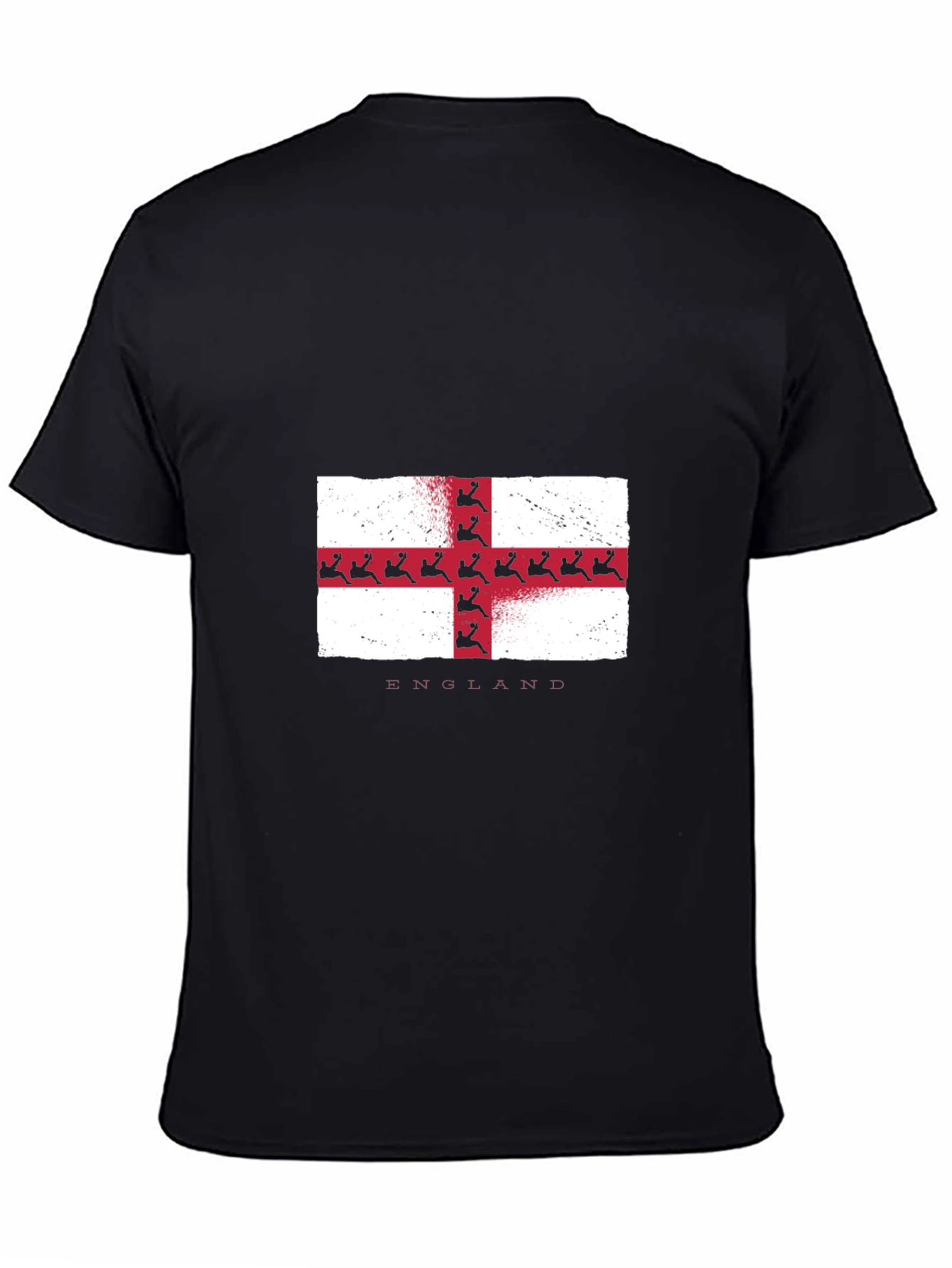England Flag T-Shirt - Grunge Style Tee