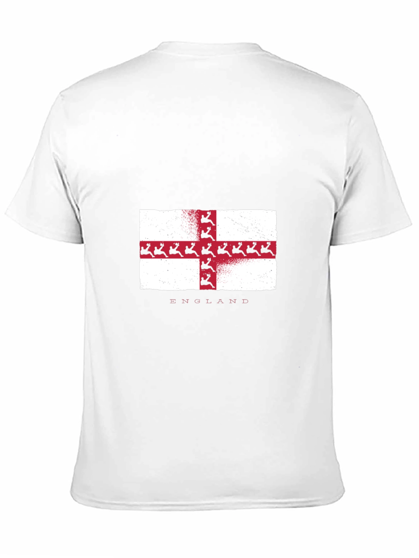 England Flag T-Shirt - Grunge Style Tee