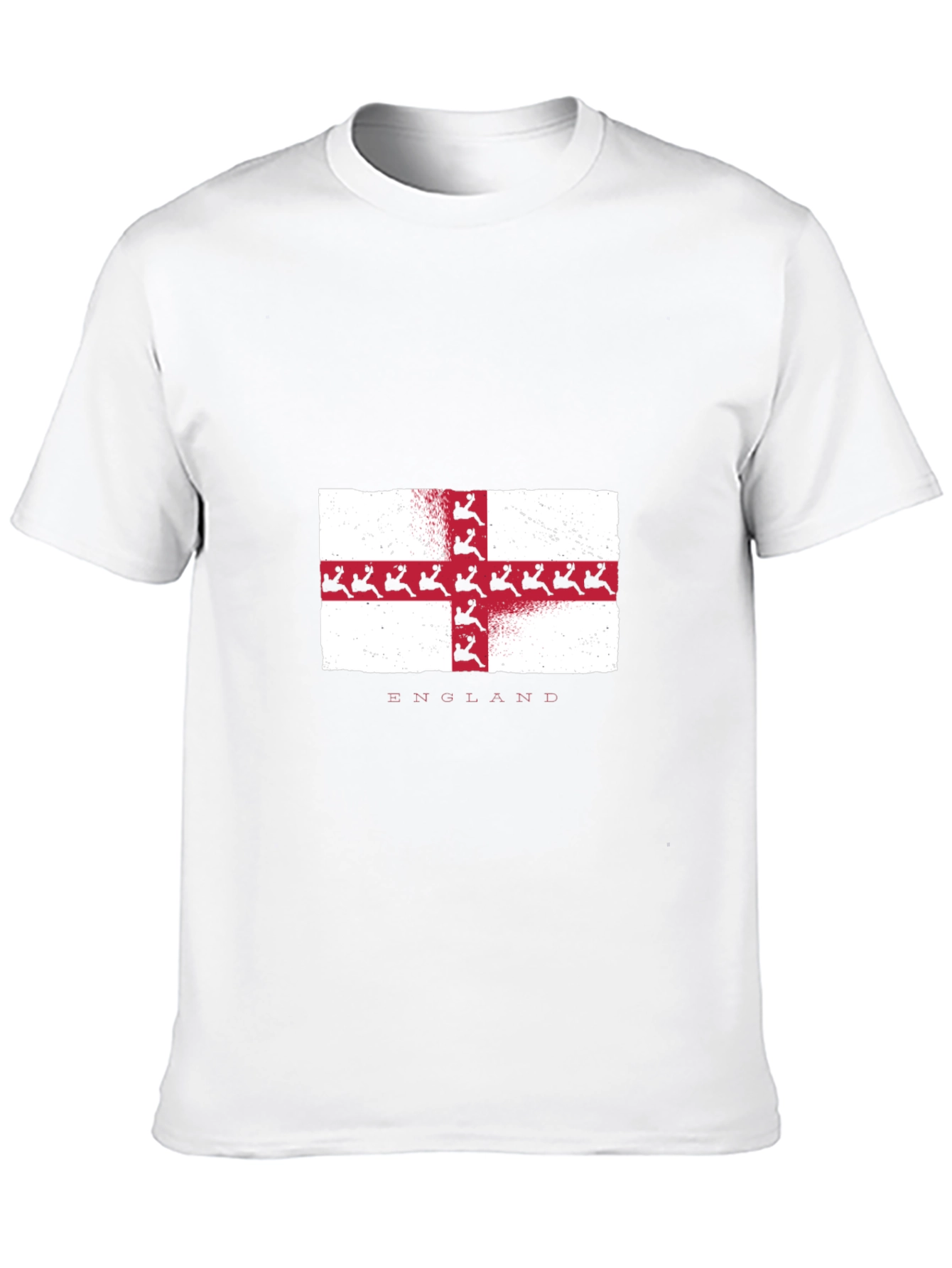 England Flag T-Shirt - Grunge Style Tee