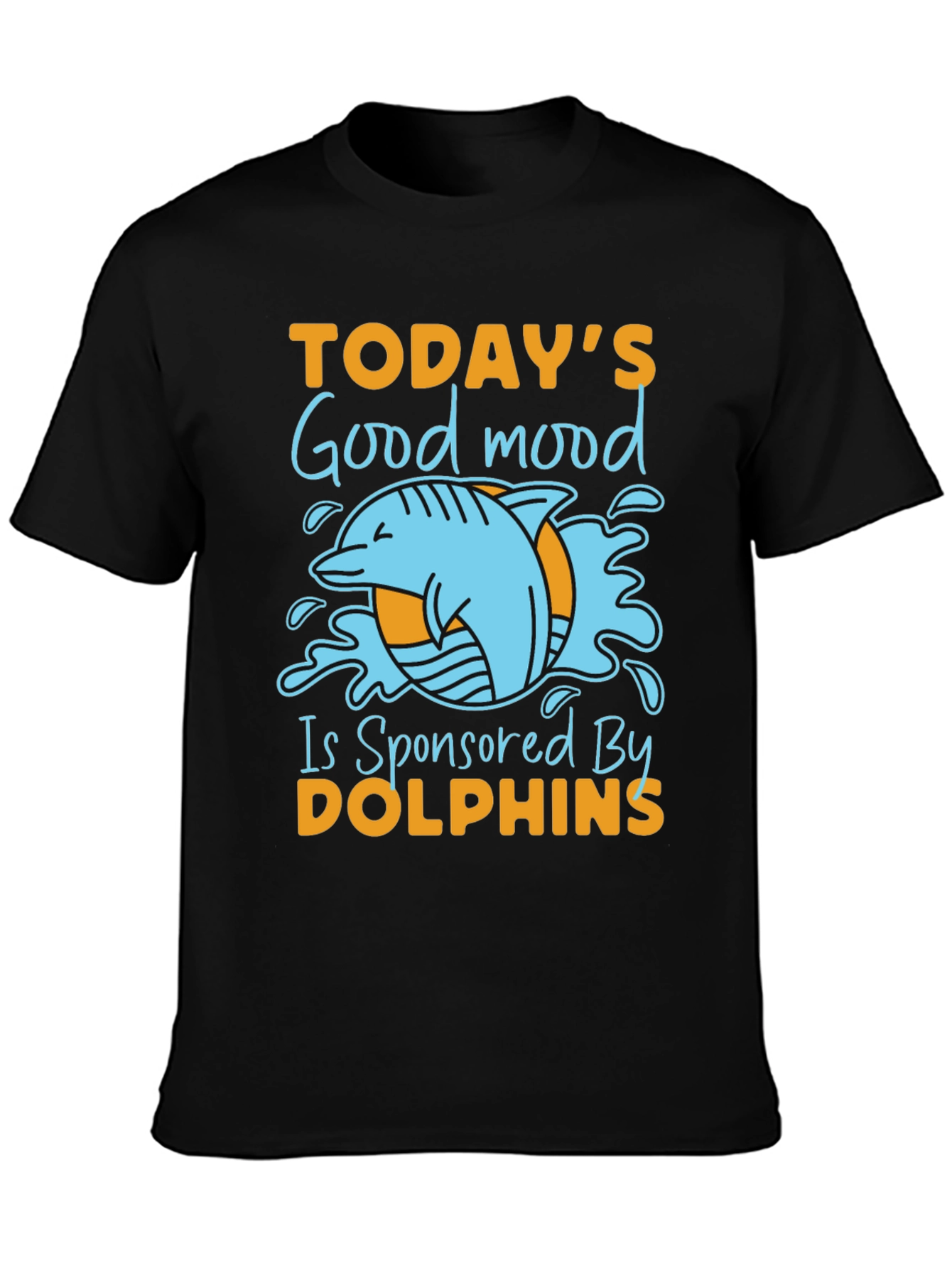 Dolphin Good Mood Graphic Tee - Unisex