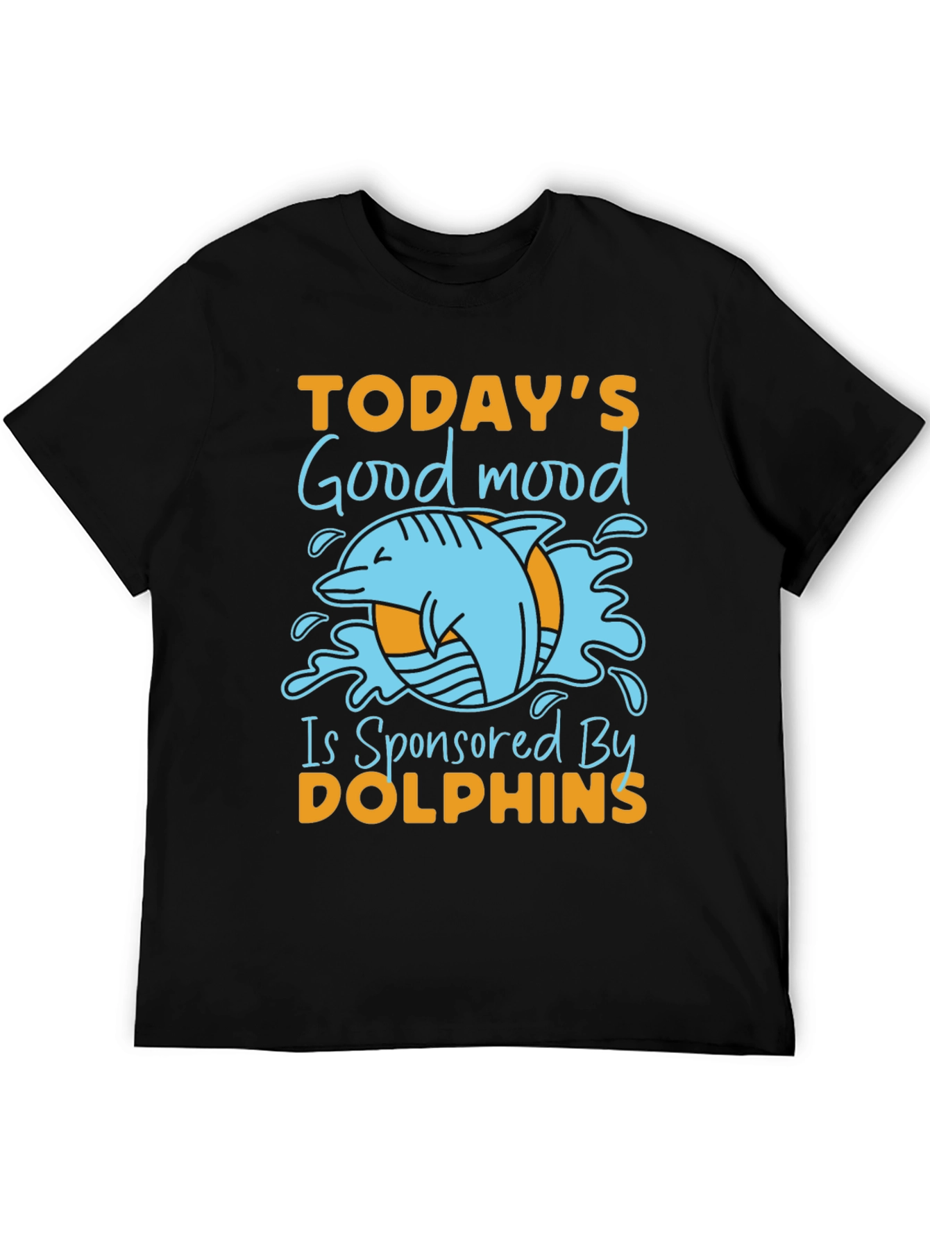 Dolphin Good Mood Graphic Tee - Unisex