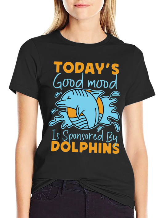 Dolphin Good Mood Graphic Tee - Unisex
