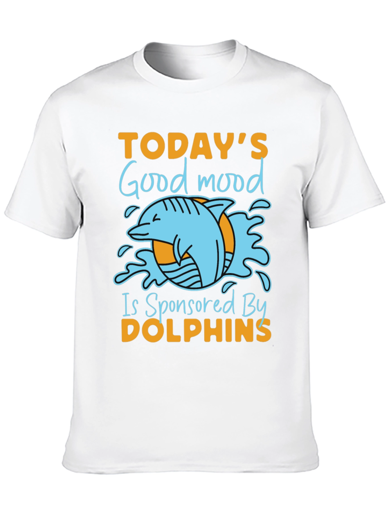 Dolphin Good Mood Graphic Tee - Unisex