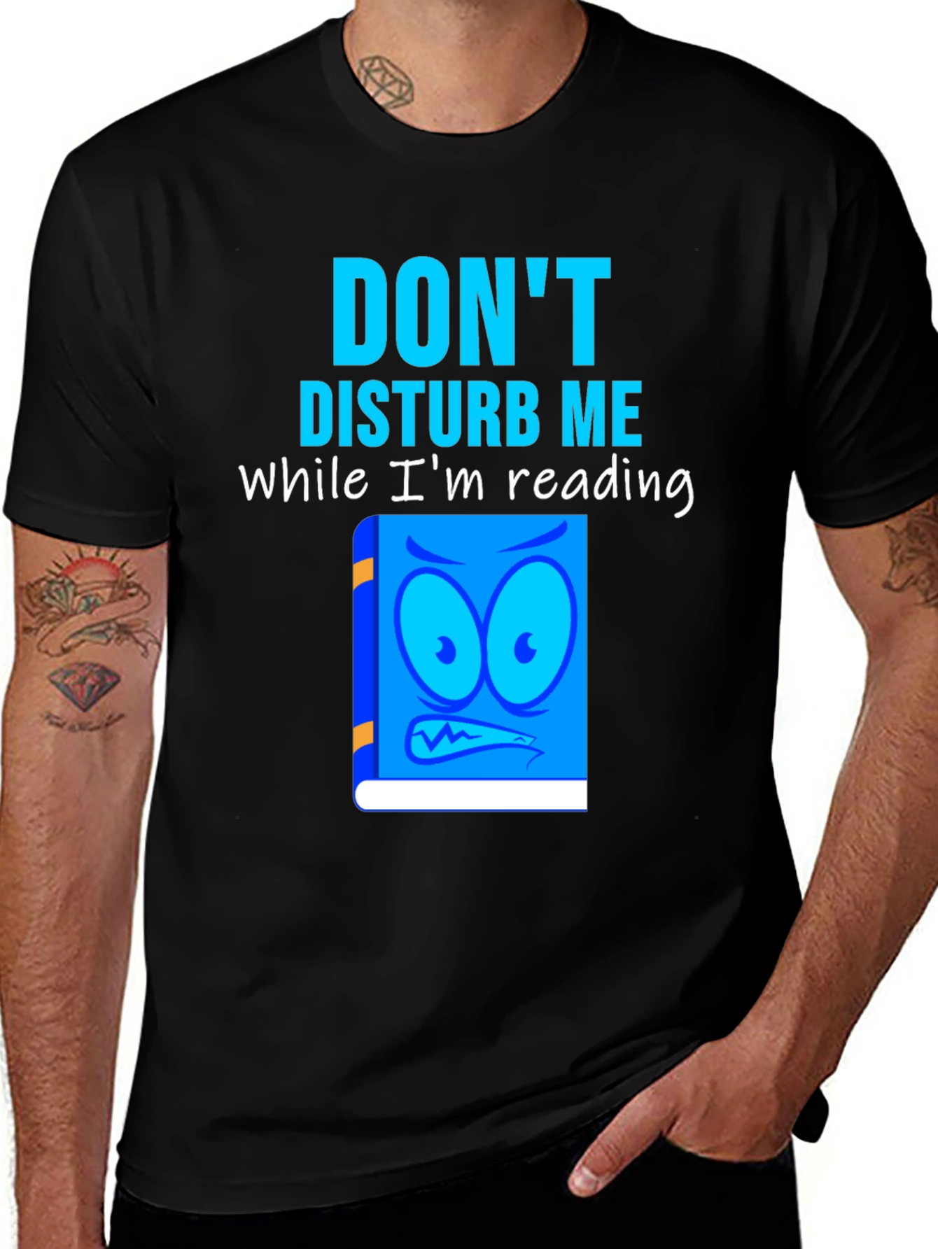Dont Disturb Me T-Shirt - Reading Book Graphic Tee