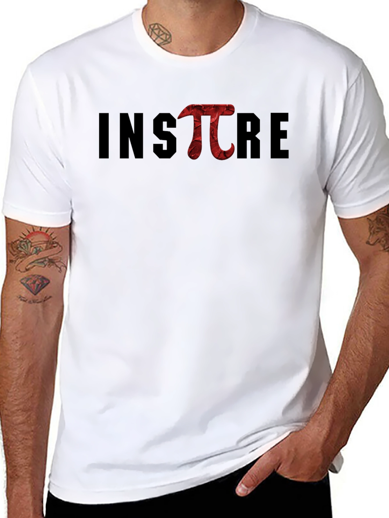 Inspire T-Shirt - Unique Math Pi Design