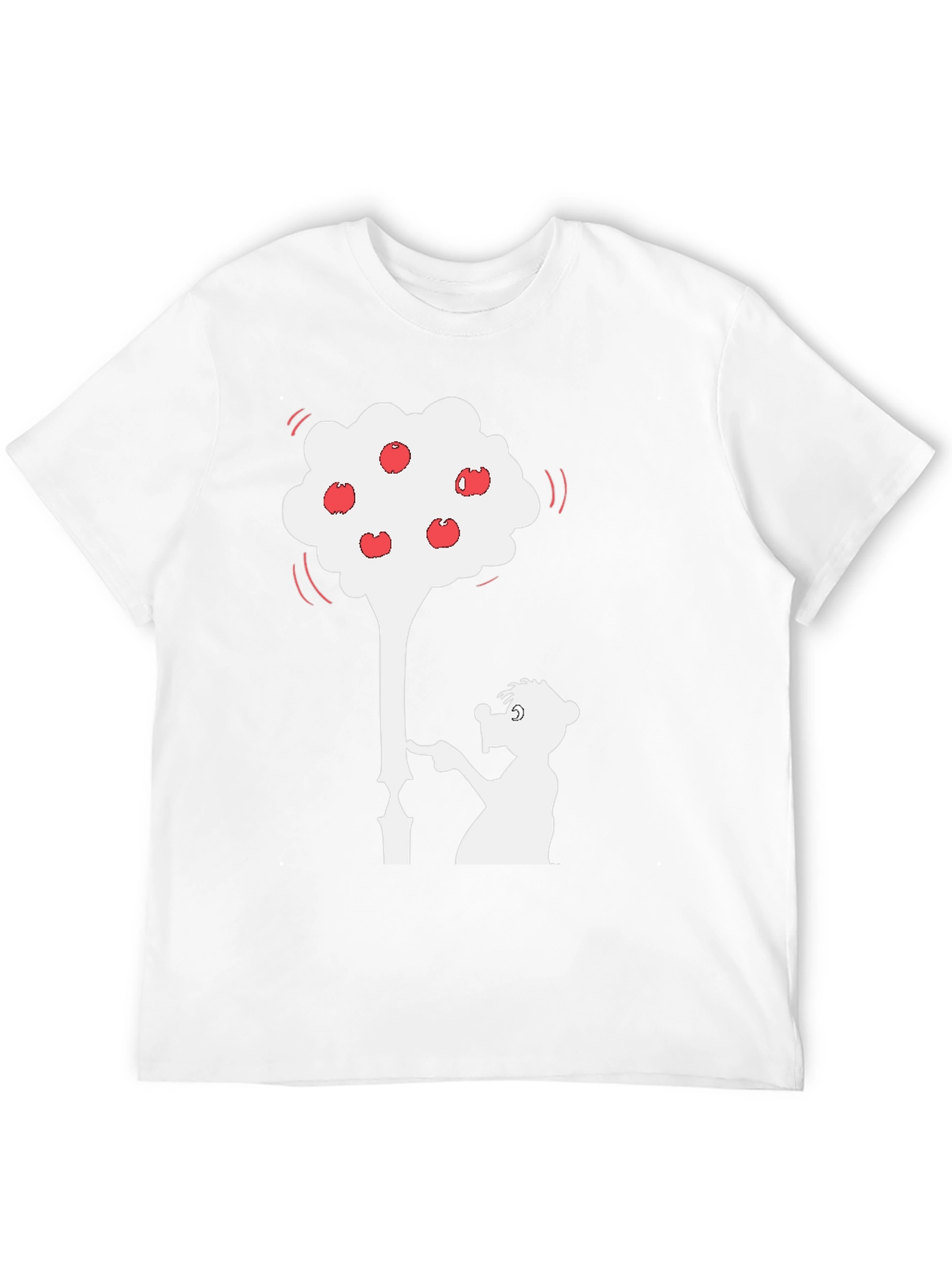Whimsical Apple Tree Graphic T-Shirt - Unique Design