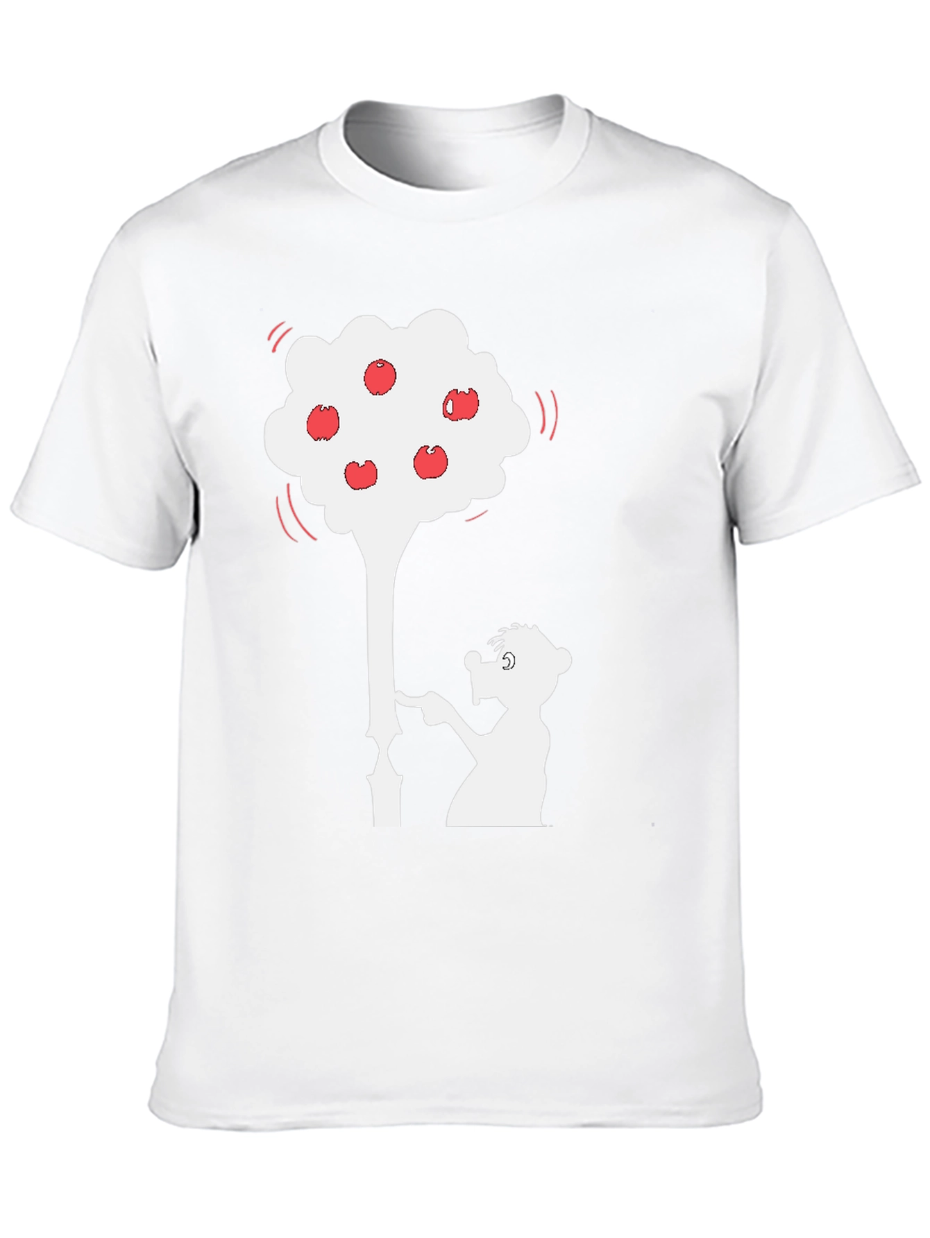 Whimsical Apple Tree Graphic T-Shirt - Unique Design