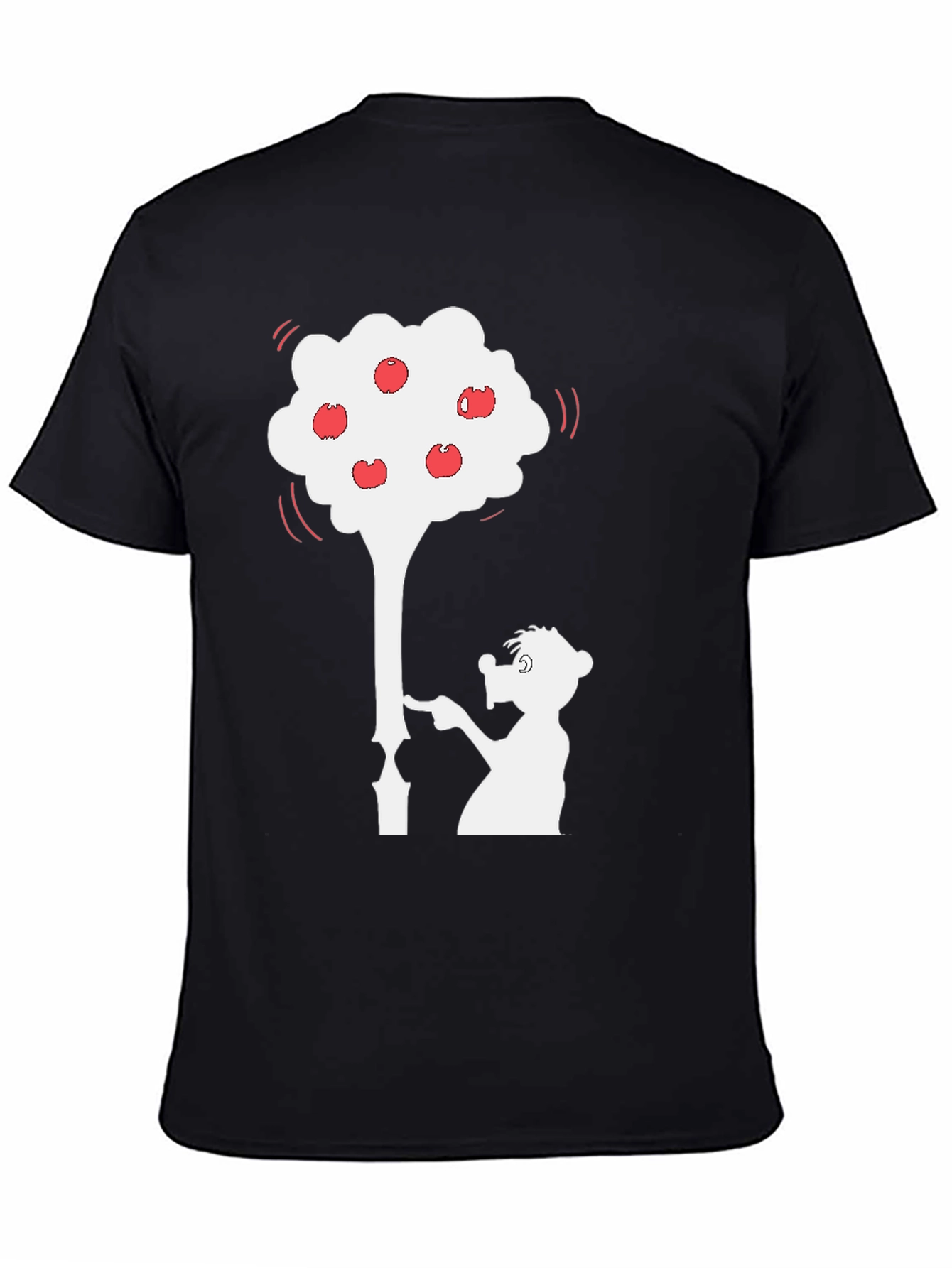 Whimsical Apple Tree Graphic T-Shirt - Unique Design