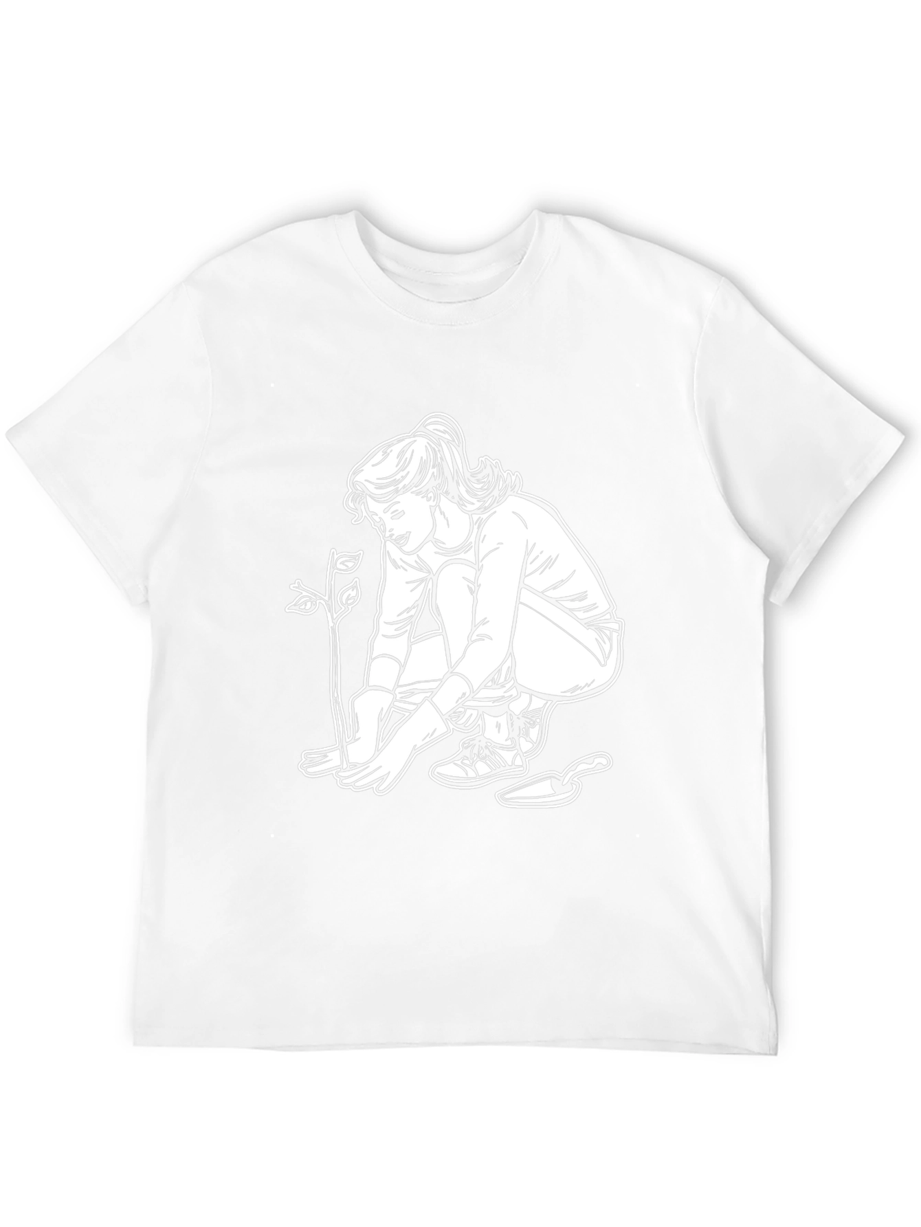 Gardener Woman Graphic Tee - Black