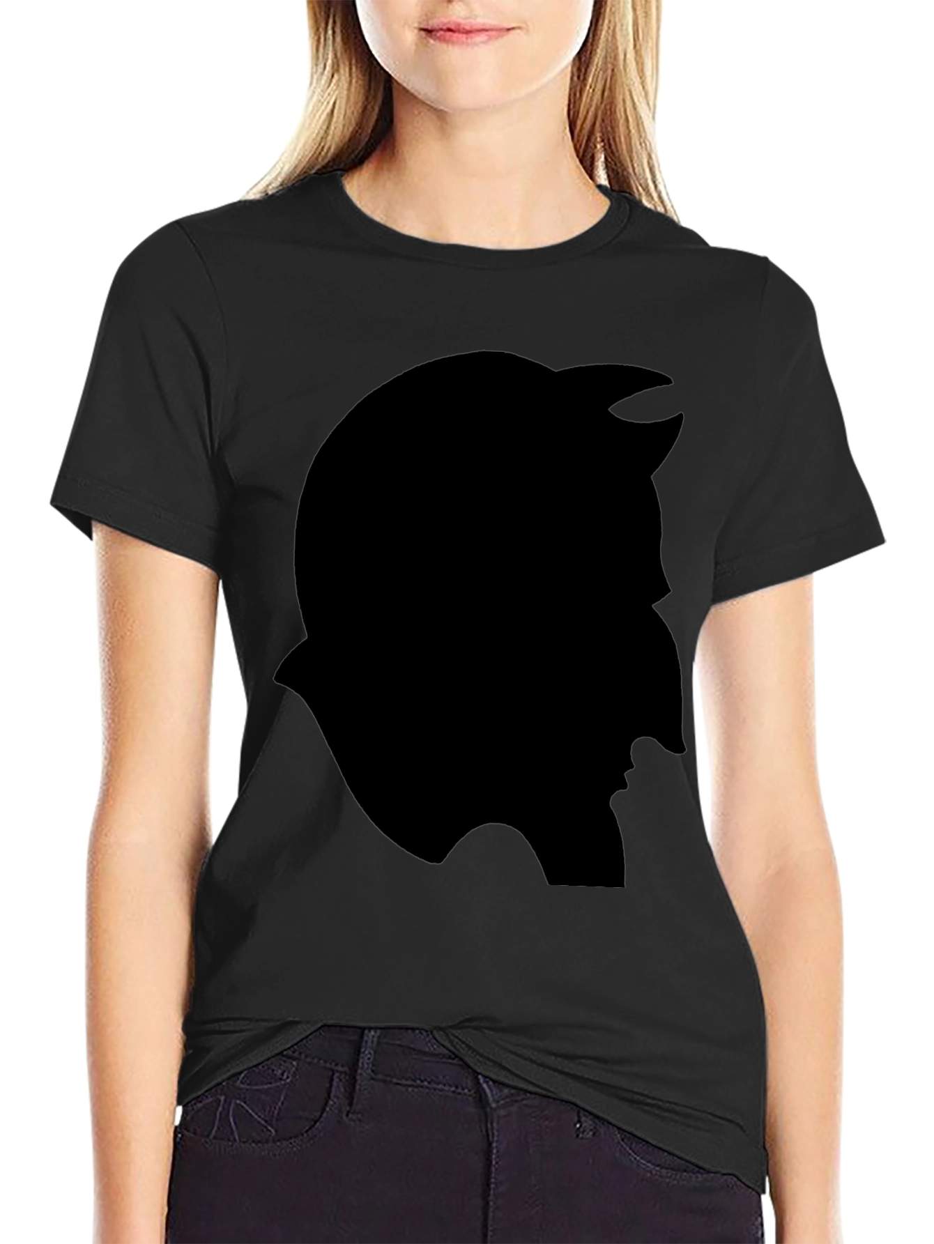 Silhouette Graphic T-Shirt - Mens Black Tee