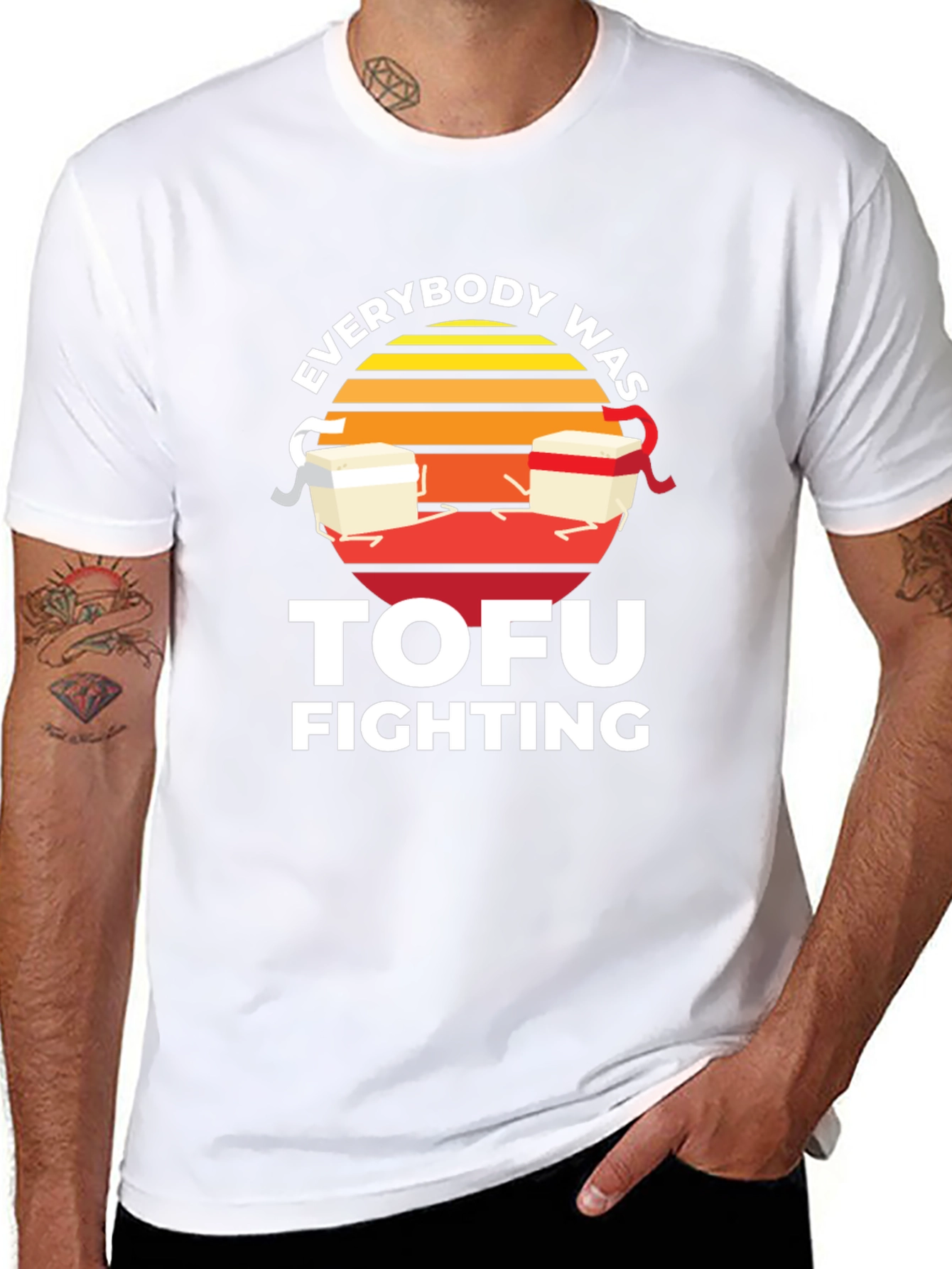Everybody Was Tofu Fighting Graphic T-Shirt