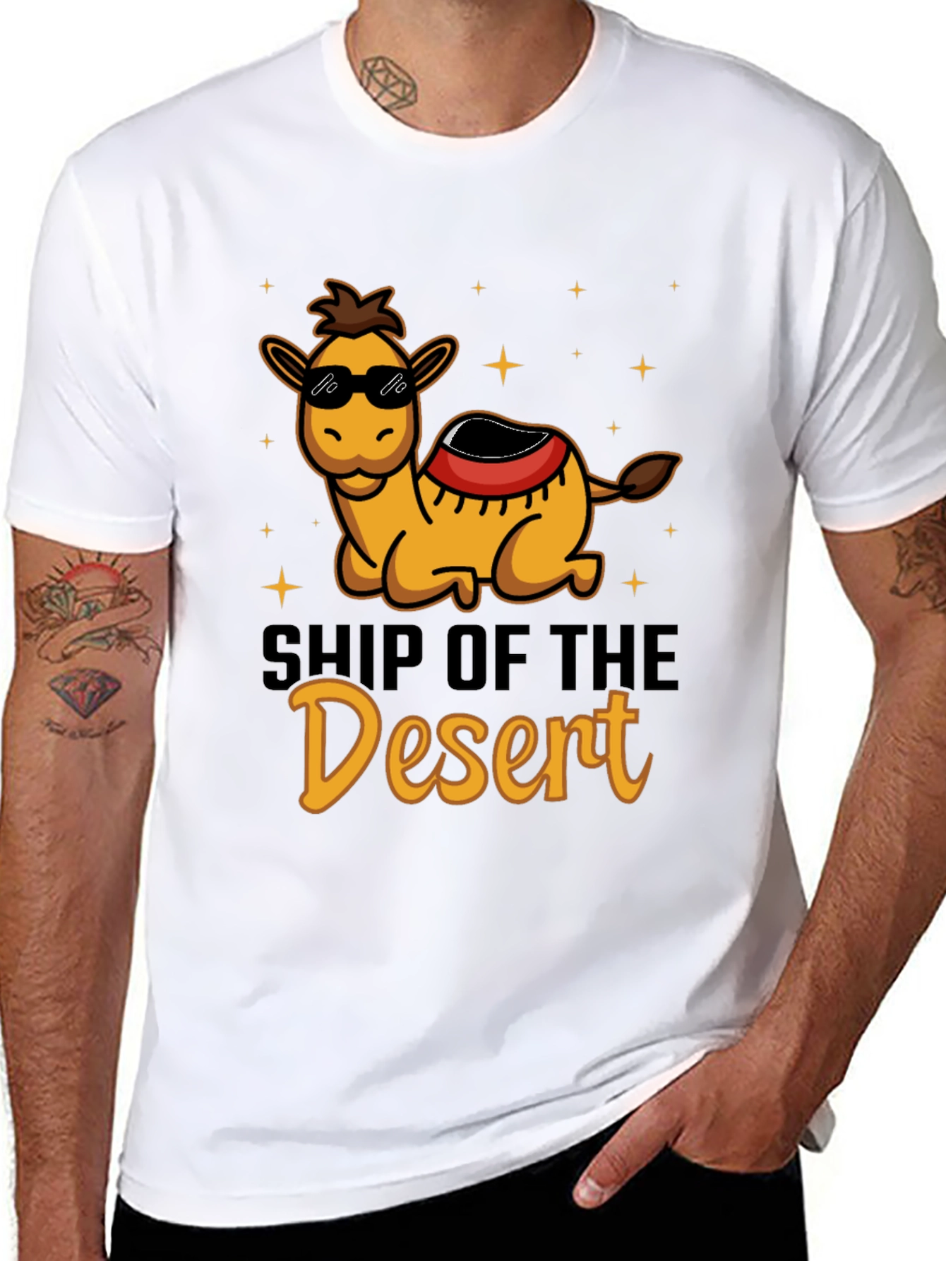 Cool Camel Ship of the Desert Graphic Tee