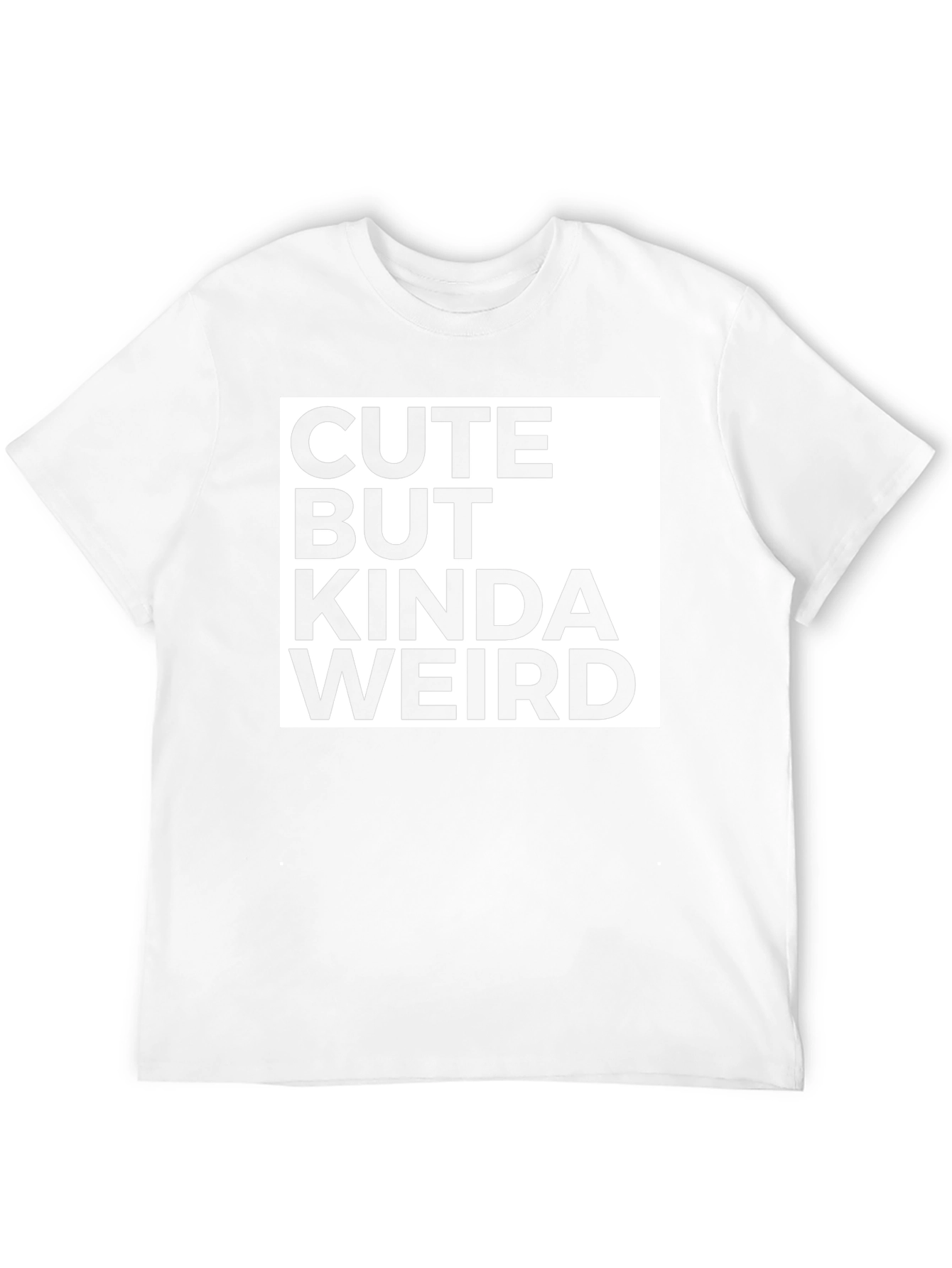 Cute But Kinda Weird Graphic Tee - Black