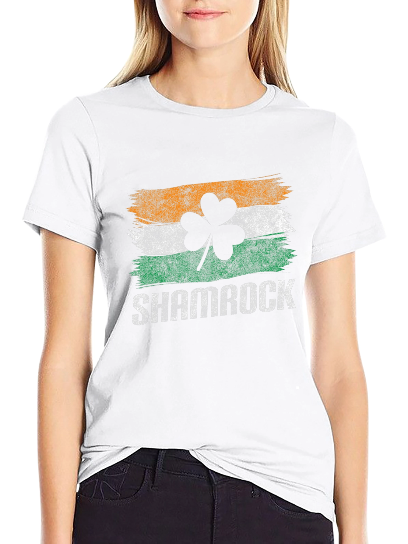Shamrock Irish Flag T-Shirt