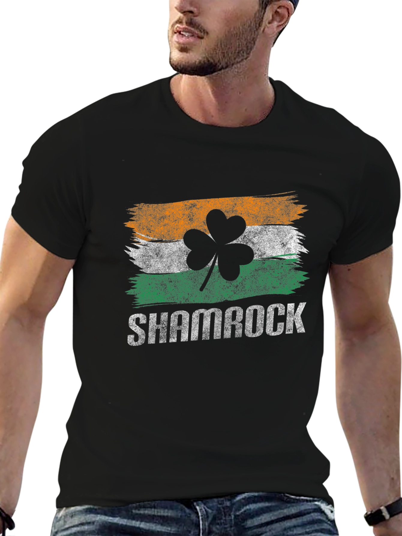 Shamrock Irish Flag T-Shirt
