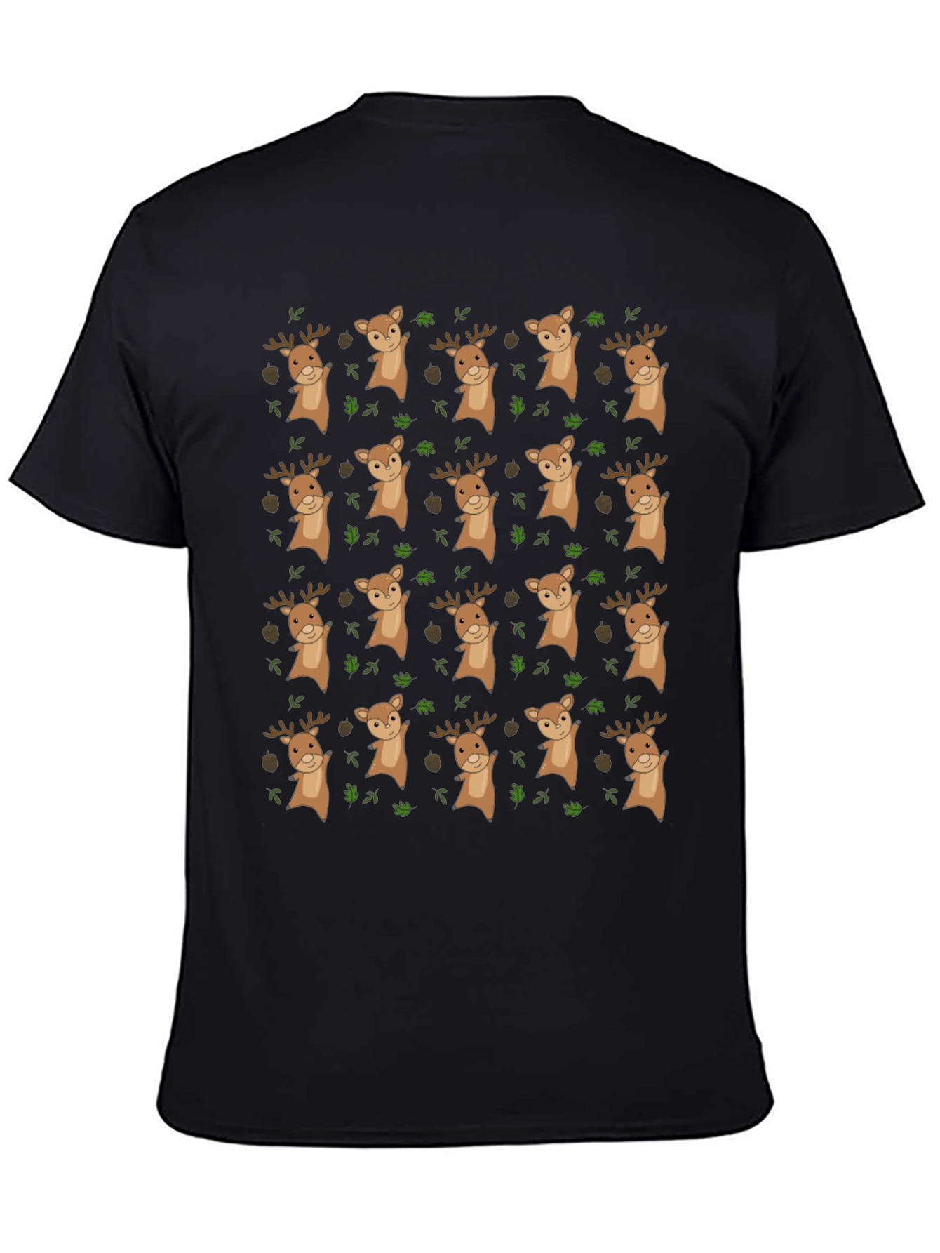 Novelty Deer Pattern T-Shirt