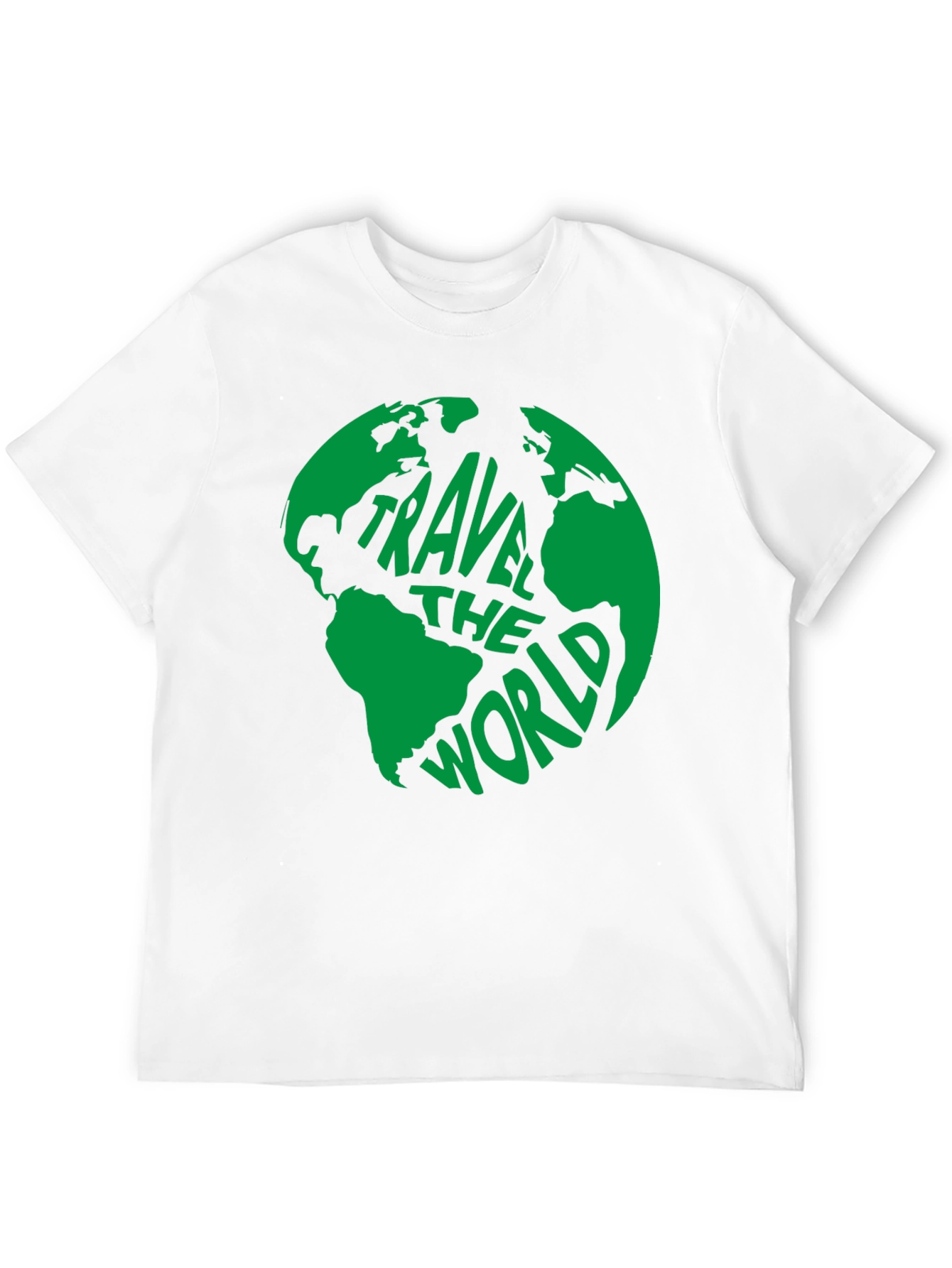 Travel The World Graphic T-Shirt - Black