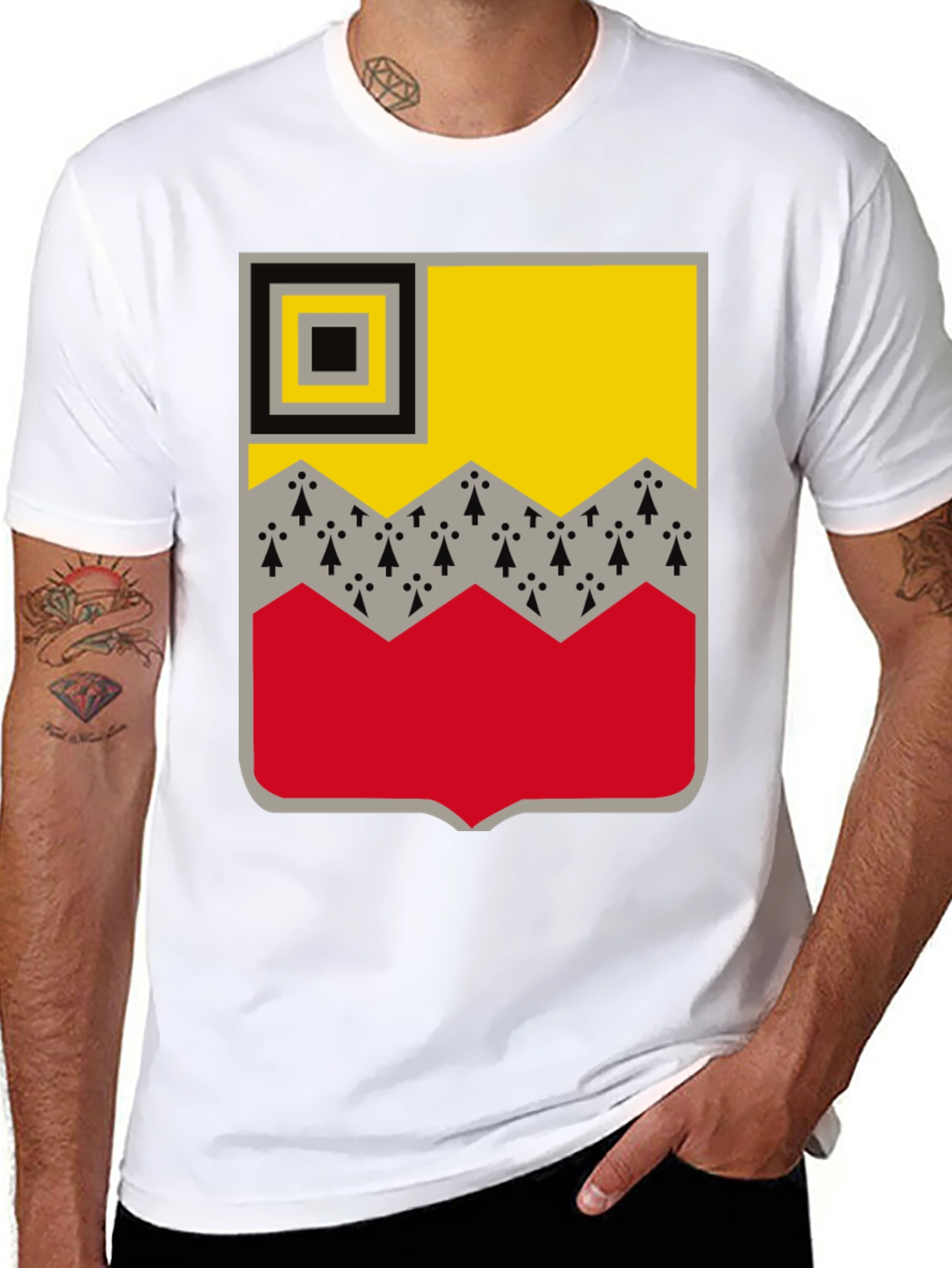 Brittany Flag T-Shirt: Breton Pride Apparel