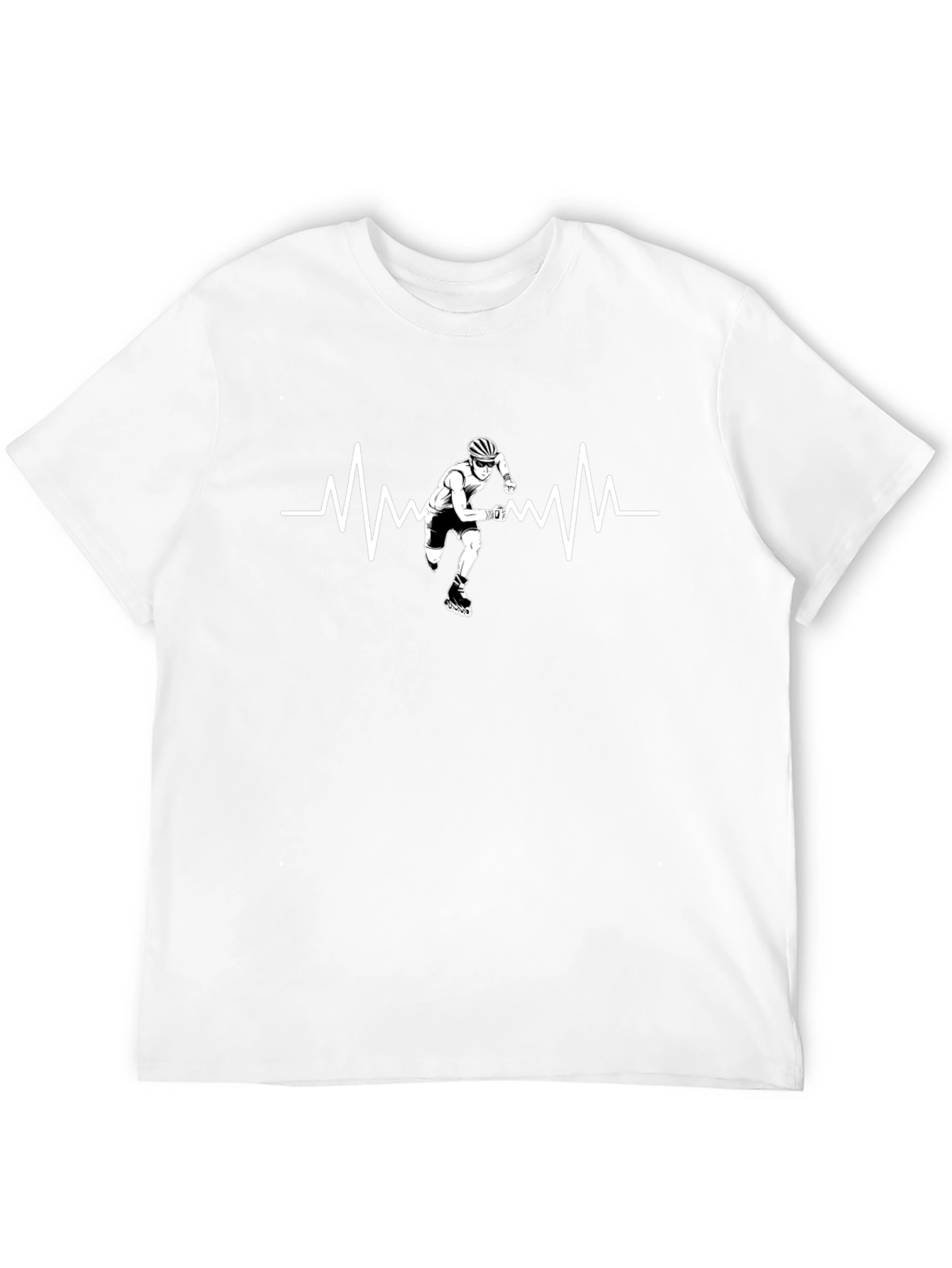 Roller Skating Heartbeat T-Shirt