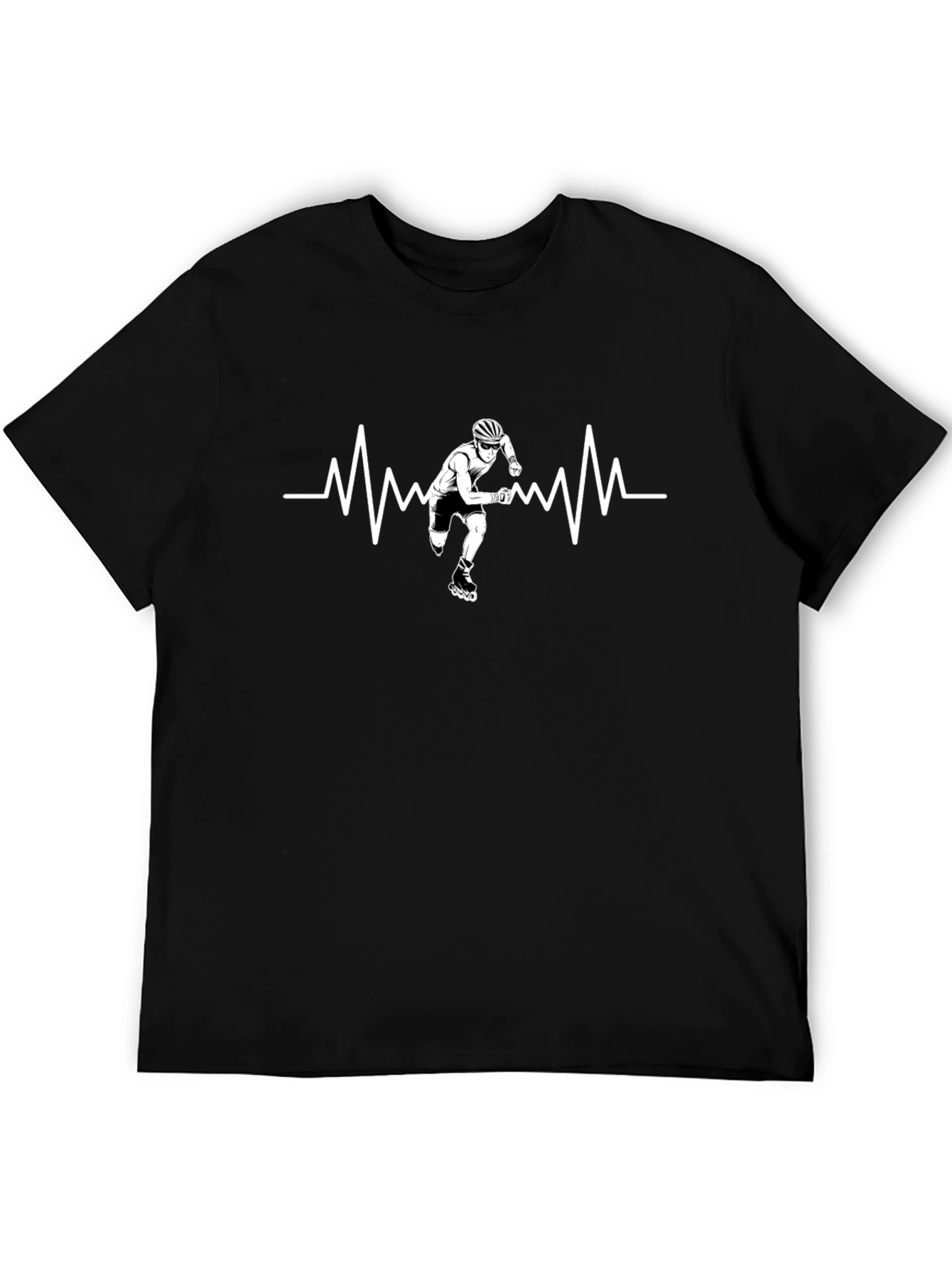 Roller Skating Heartbeat T-Shirt