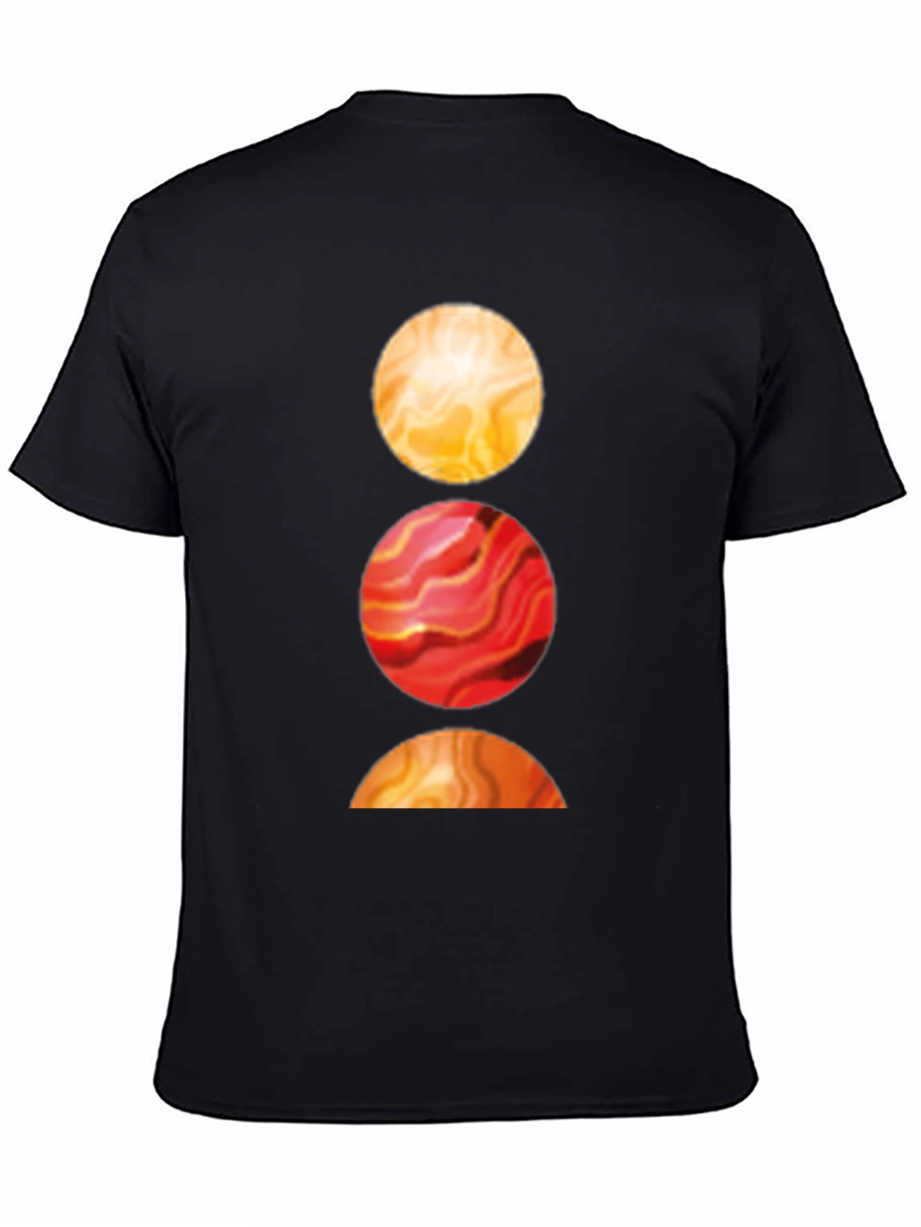 Abstract Circle Graphic Tee - Soft Cotton Blend
