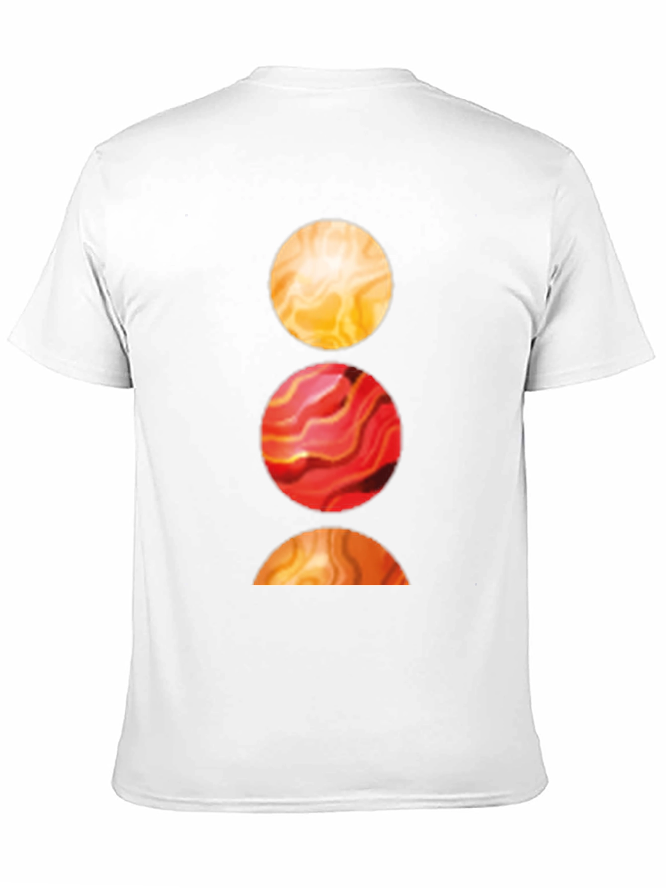 Abstract Circle Graphic Tee - Soft Cotton Blend