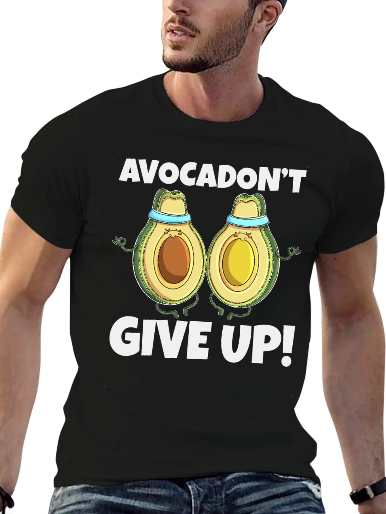 Avocadont Give Up! Graphic Tee