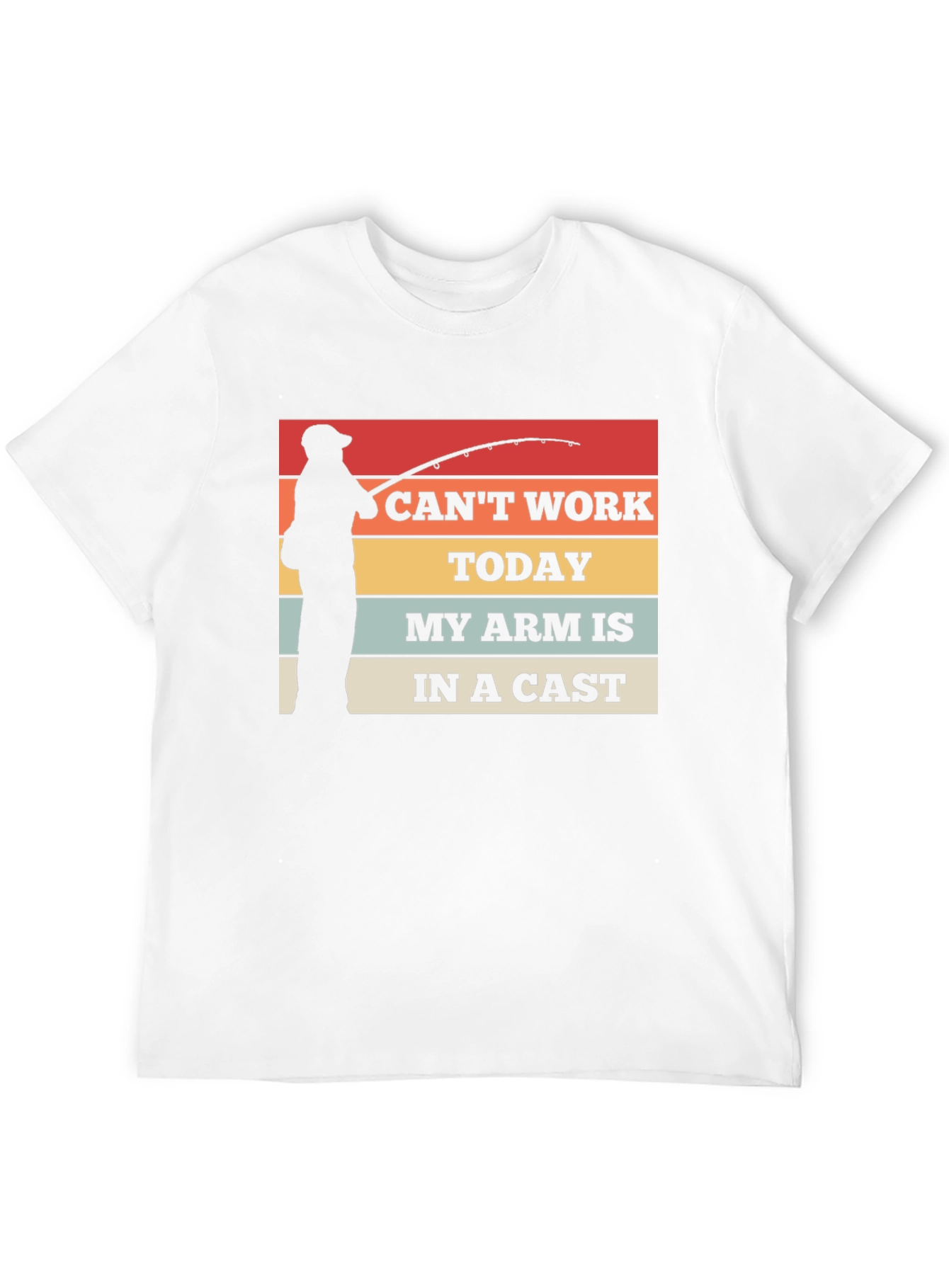 Funny Fishing T-Shirt: I Cant Work Today