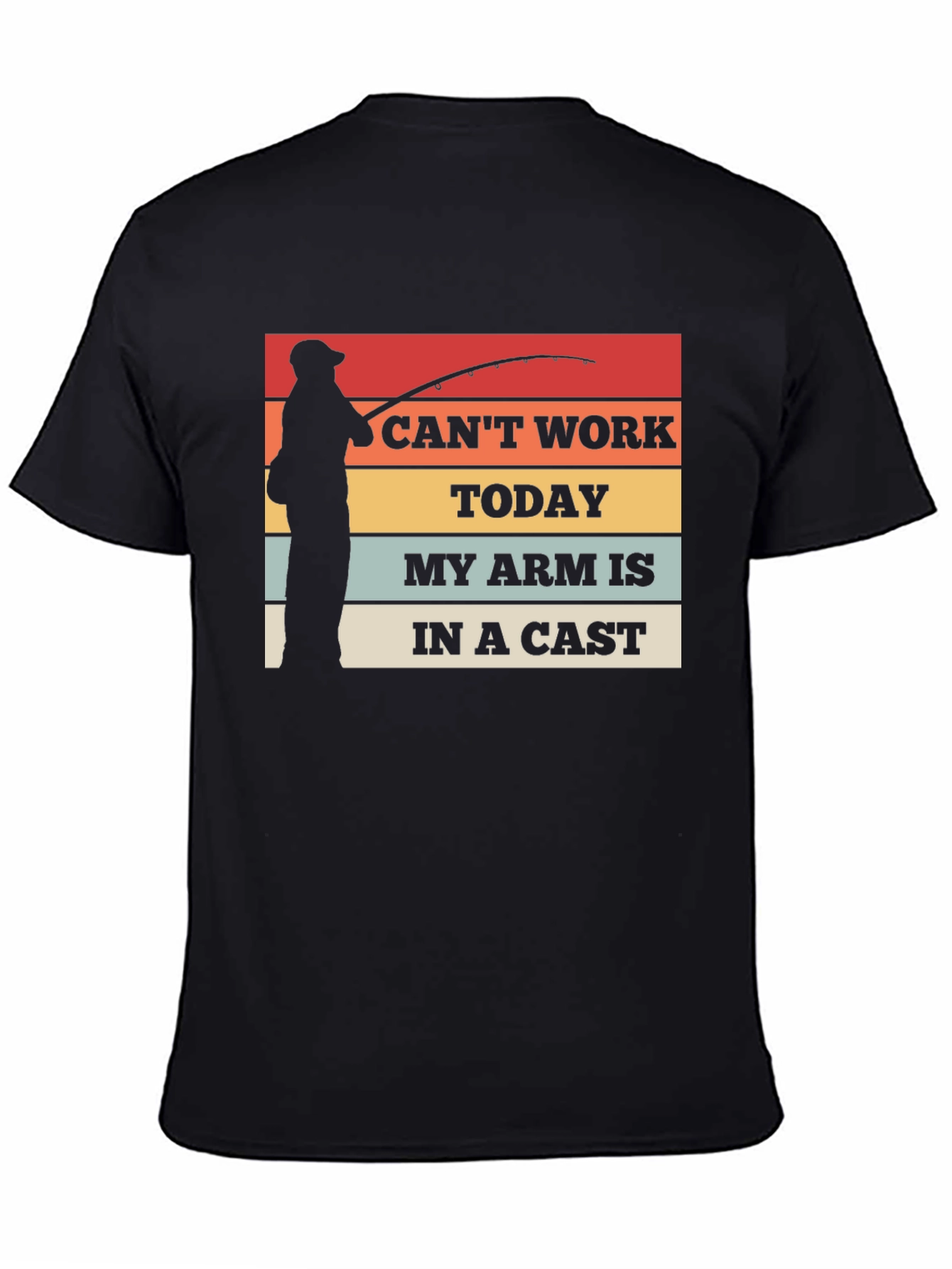 Funny Fishing T-Shirt: I Cant Work Today