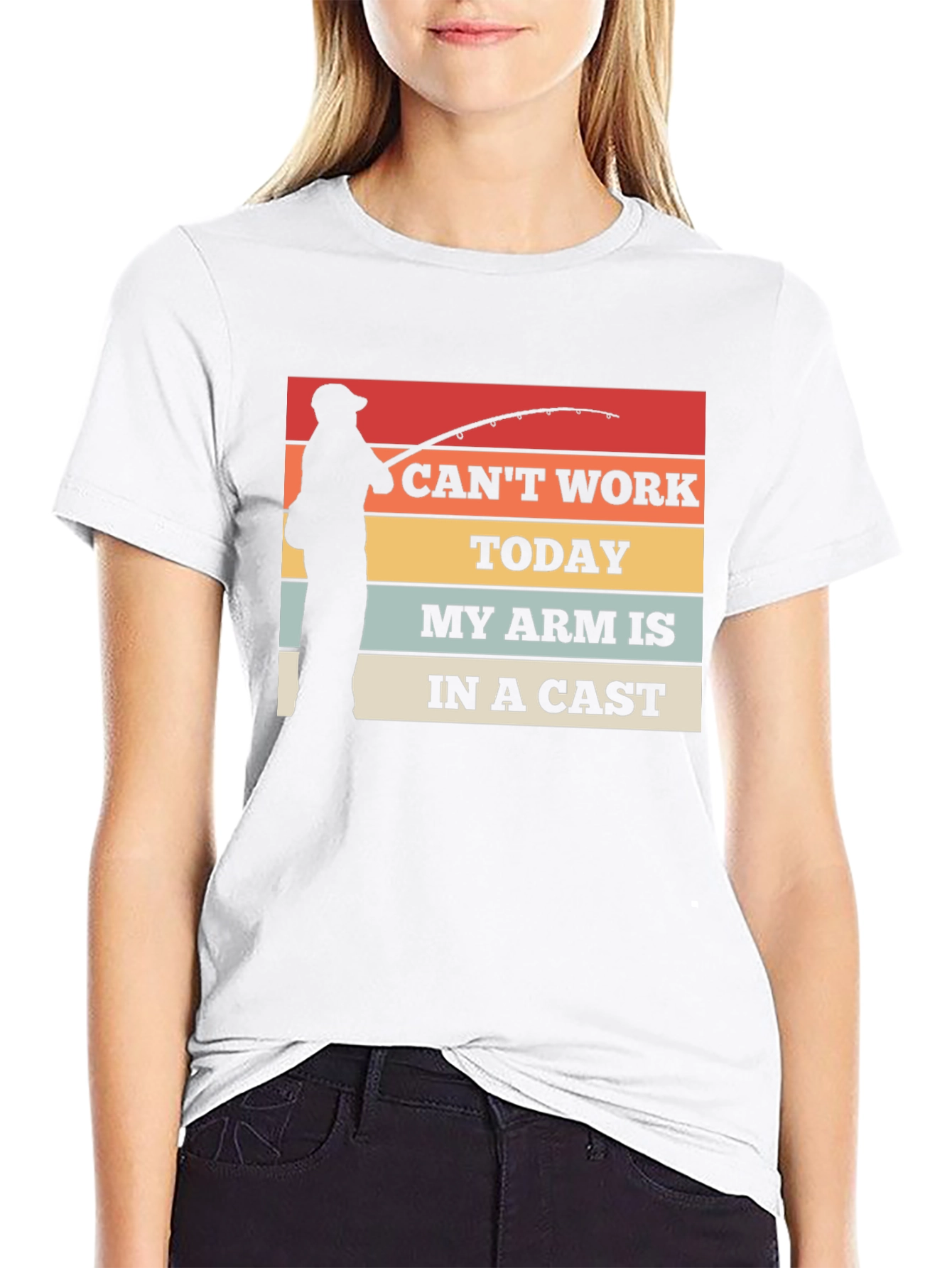 Funny Fishing T-Shirt: I Cant Work Today