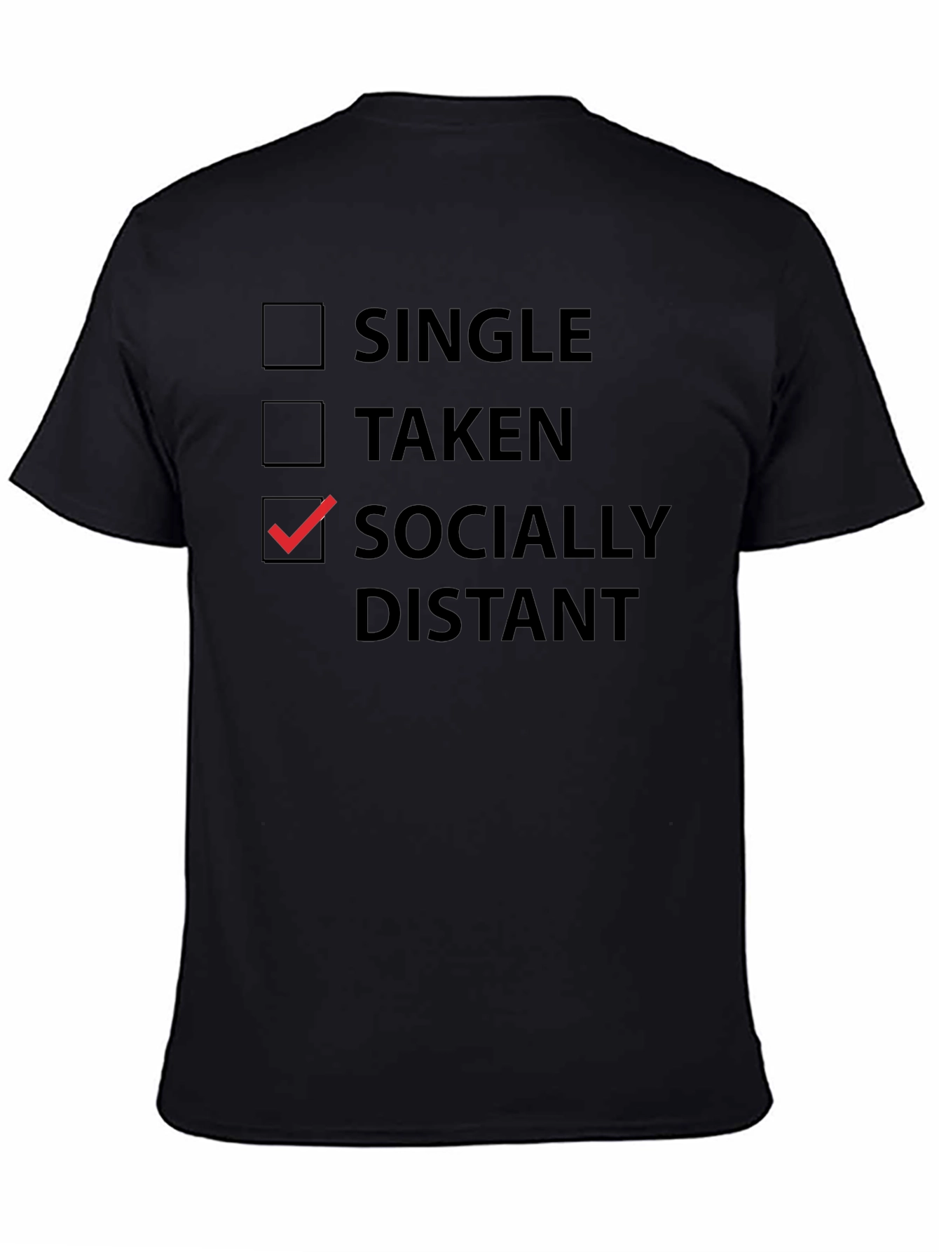 Socially Distant T-Shirt - Funny Introvert Tee