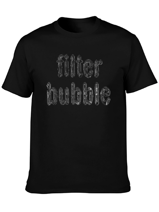 Filter Bubble Black T-Shirt