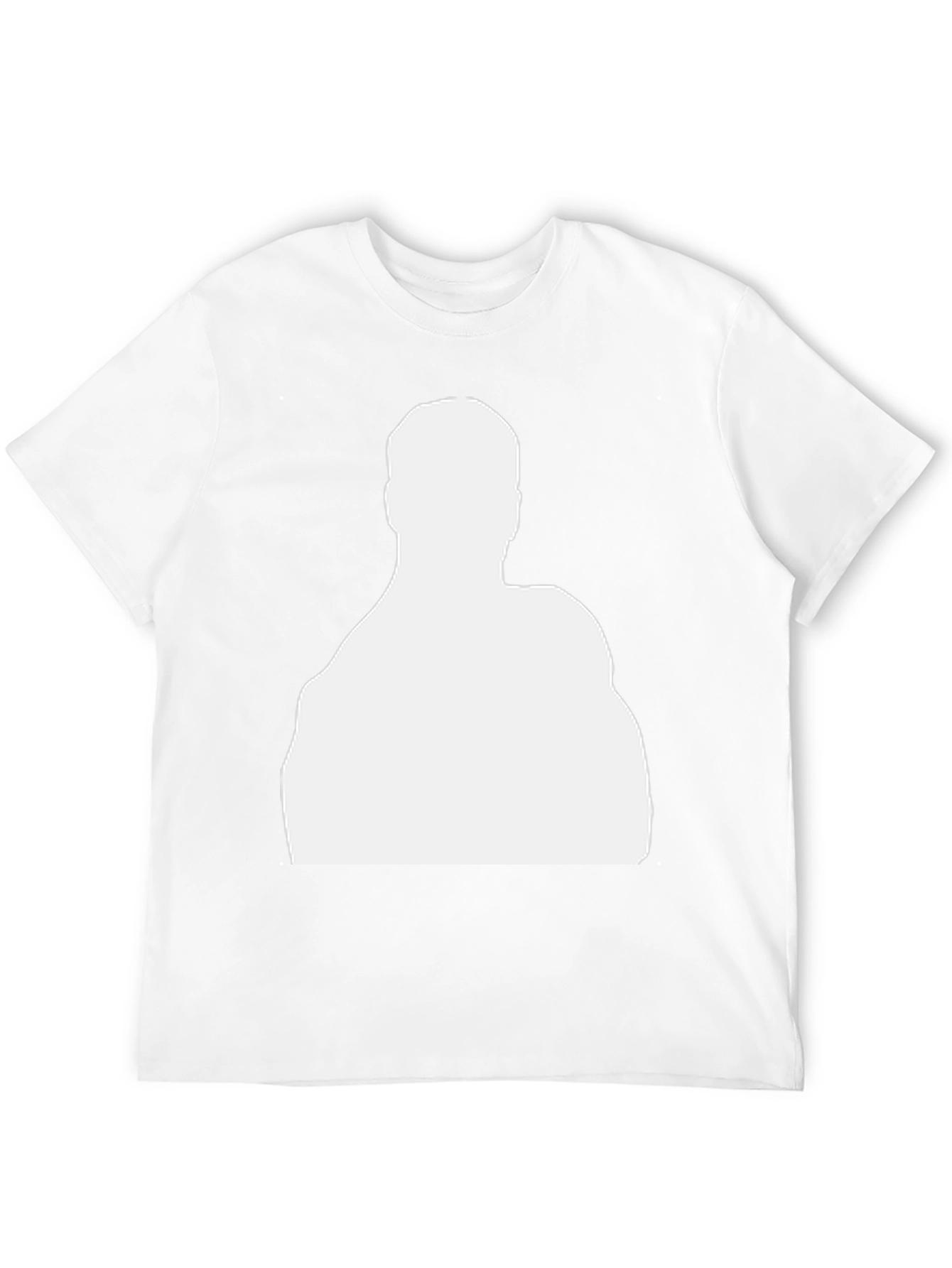 Silhouette Graphic Tee - Black Cotton Casual Wear