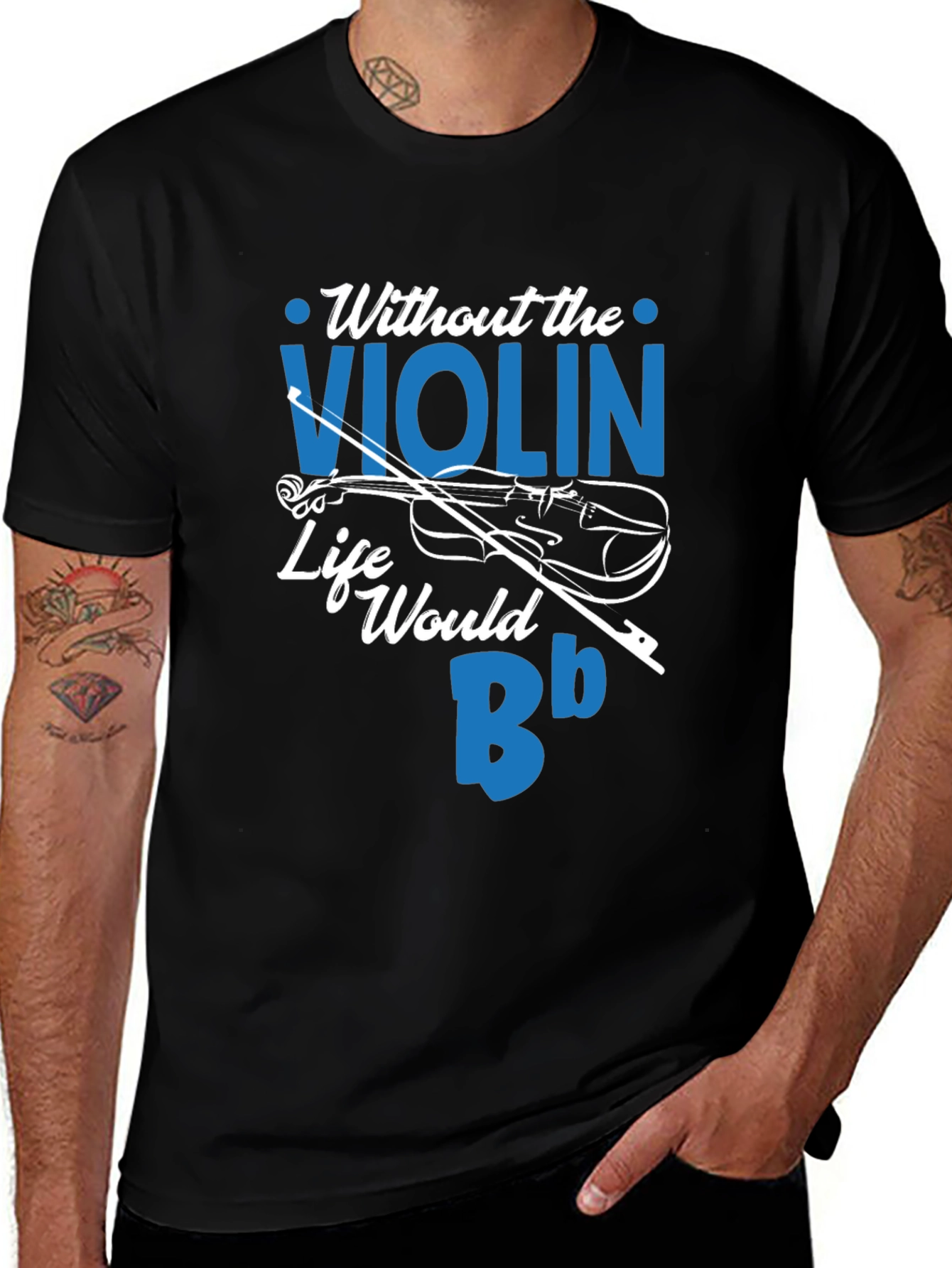 Without the Violin Life Would Be Bb T-Shirt