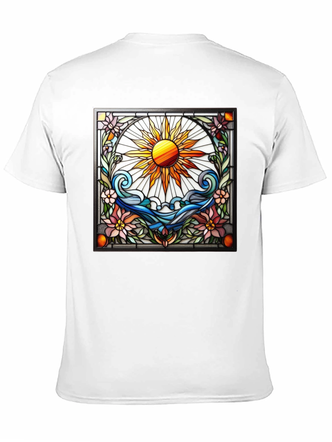 Stained Glass Sun Graphic Tee