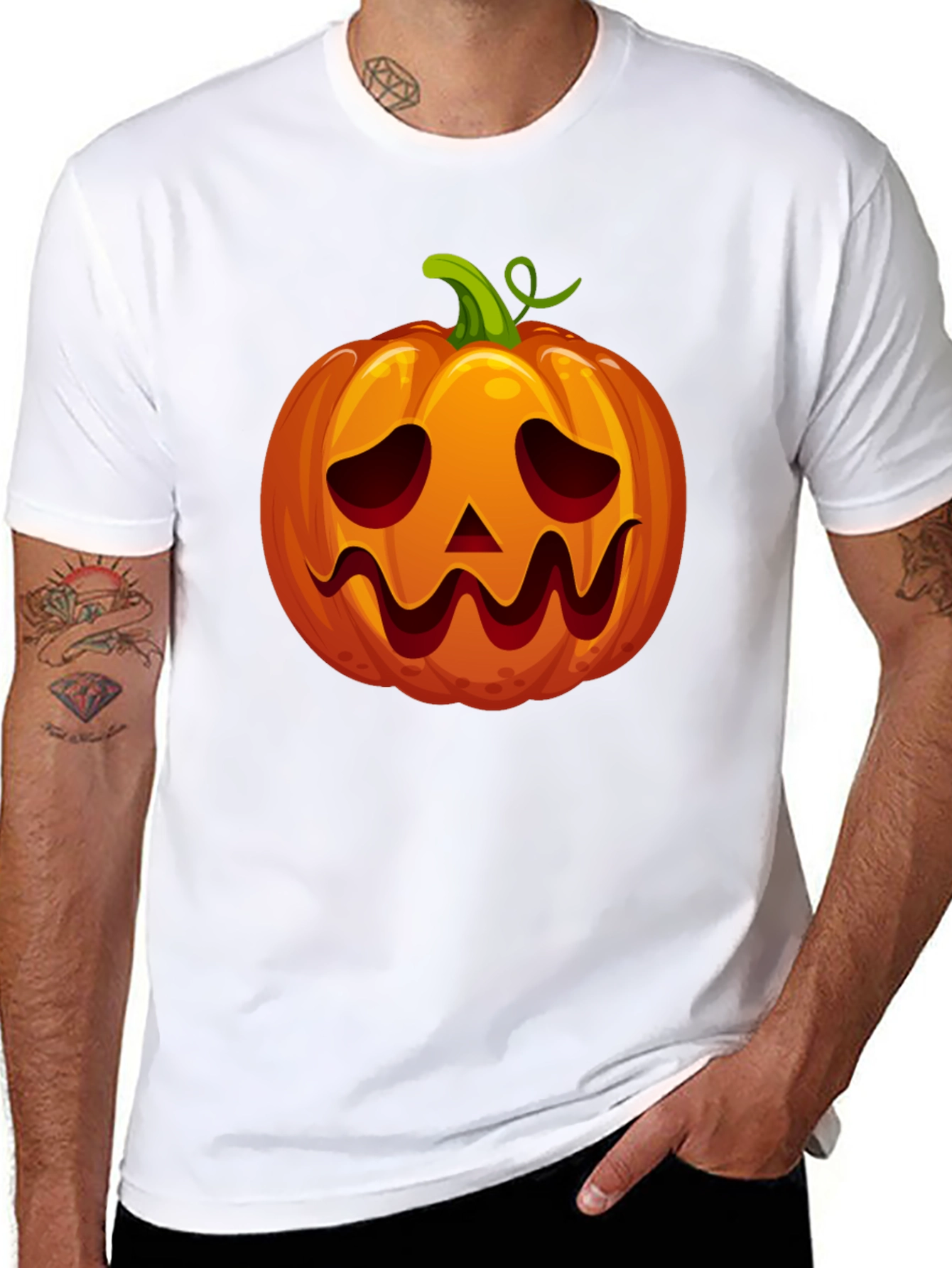 Halloween Pumpkin Face T-Shirt