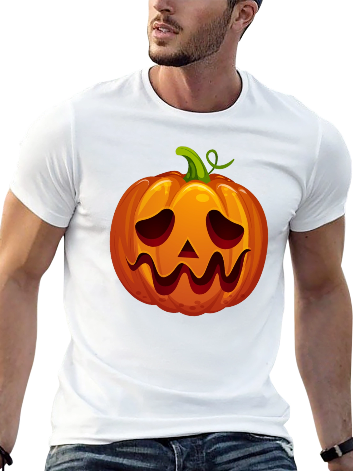 Halloween Pumpkin Face T-Shirt