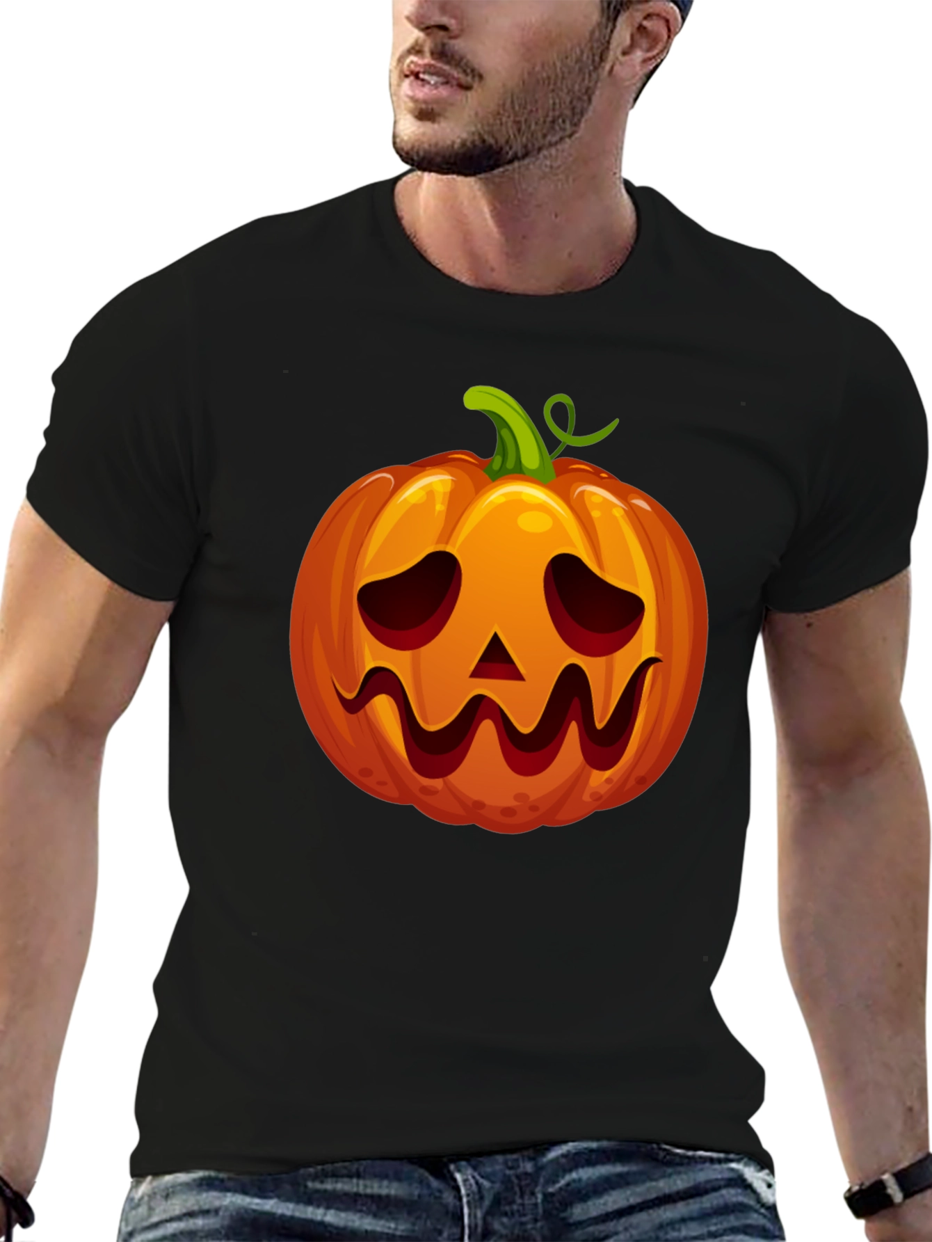 Halloween Pumpkin Face T-Shirt