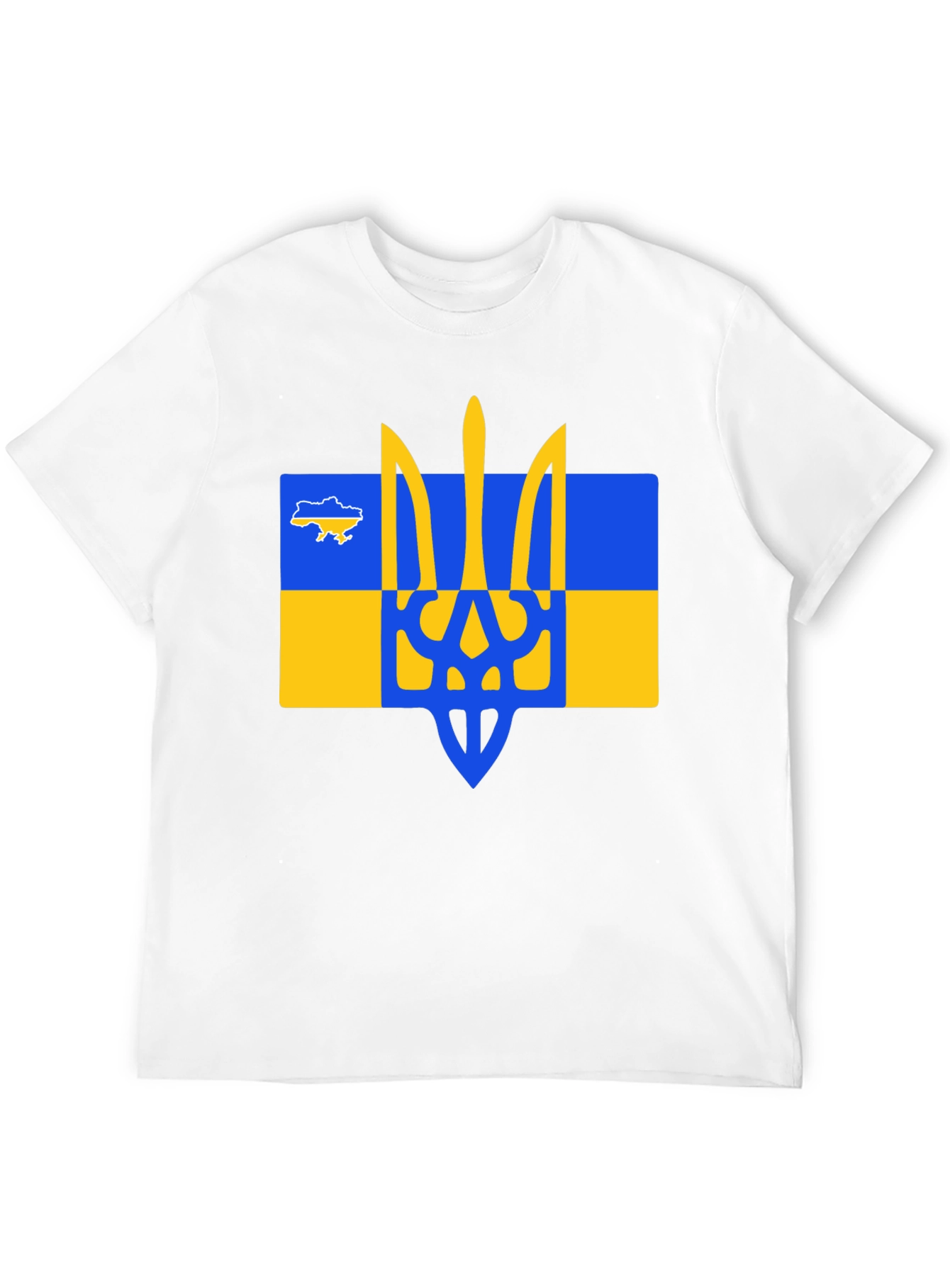 Ukraine Trident T-Shirt - Black