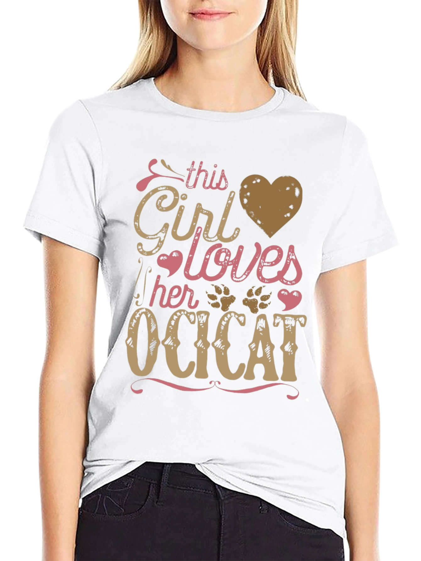Girl Loves Her Ocicat T-Shirt