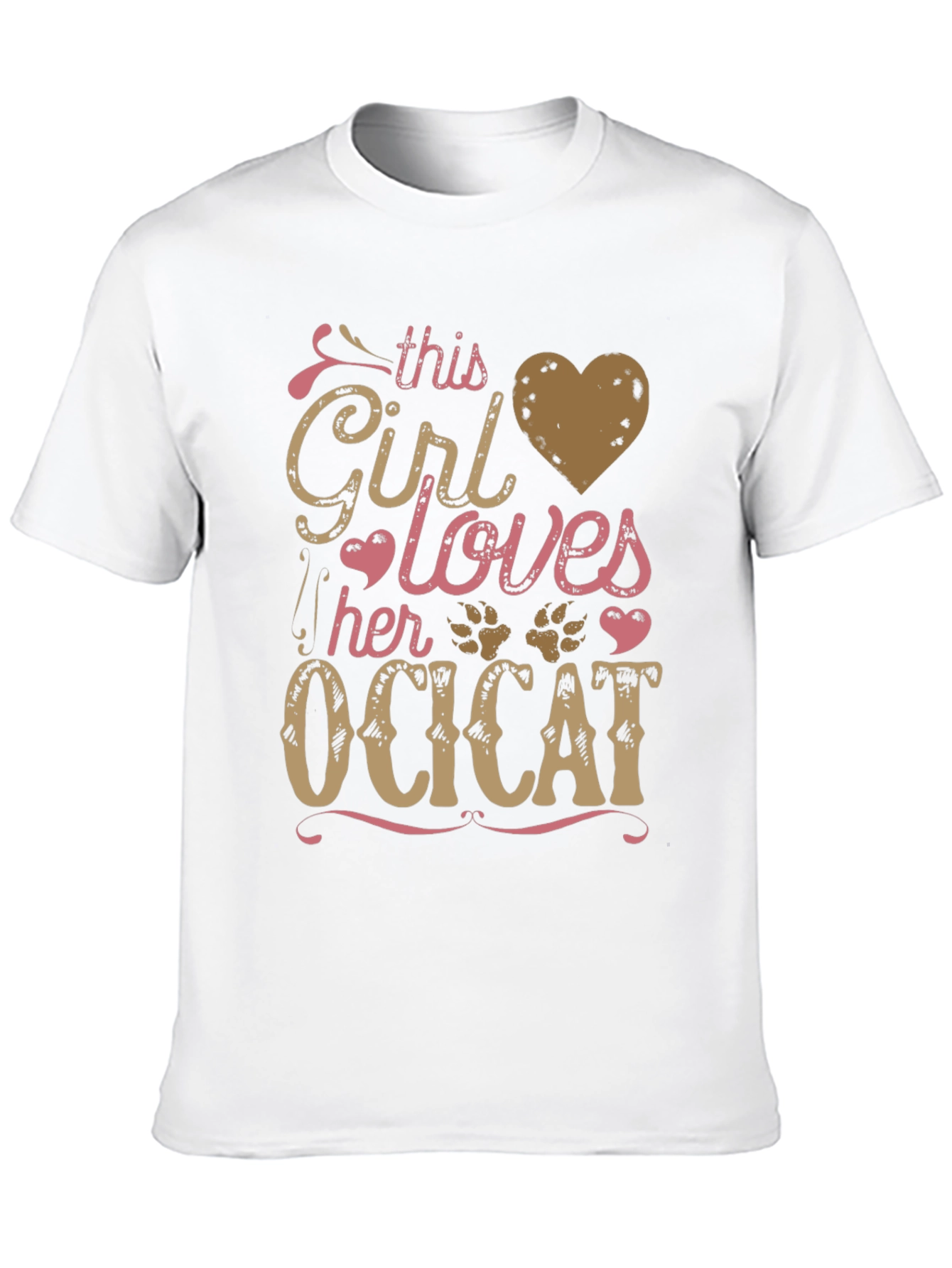 Girl Loves Her Ocicat T-Shirt
