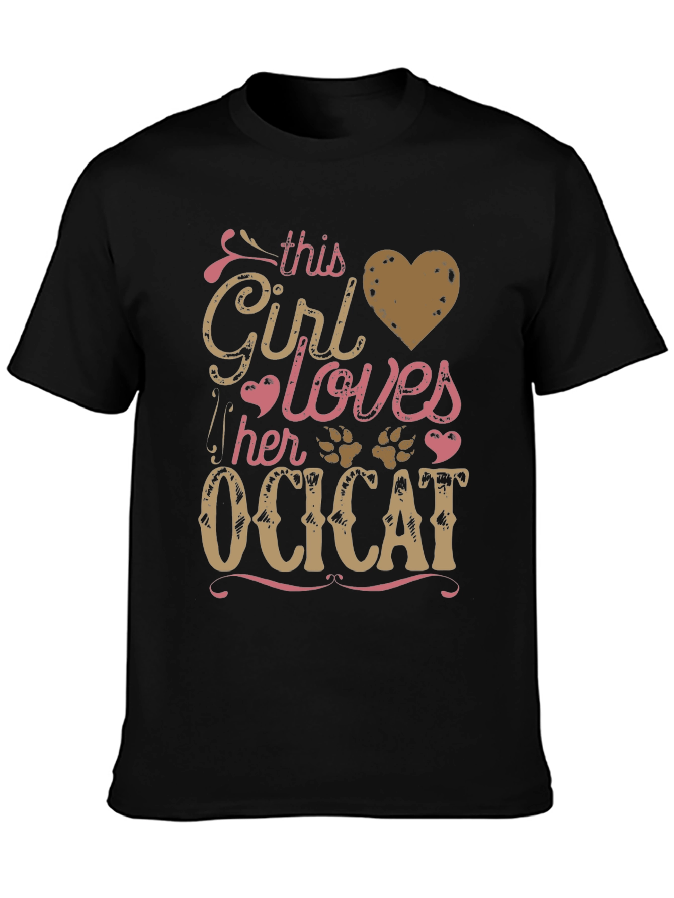 Girl Loves Her Ocicat T-Shirt