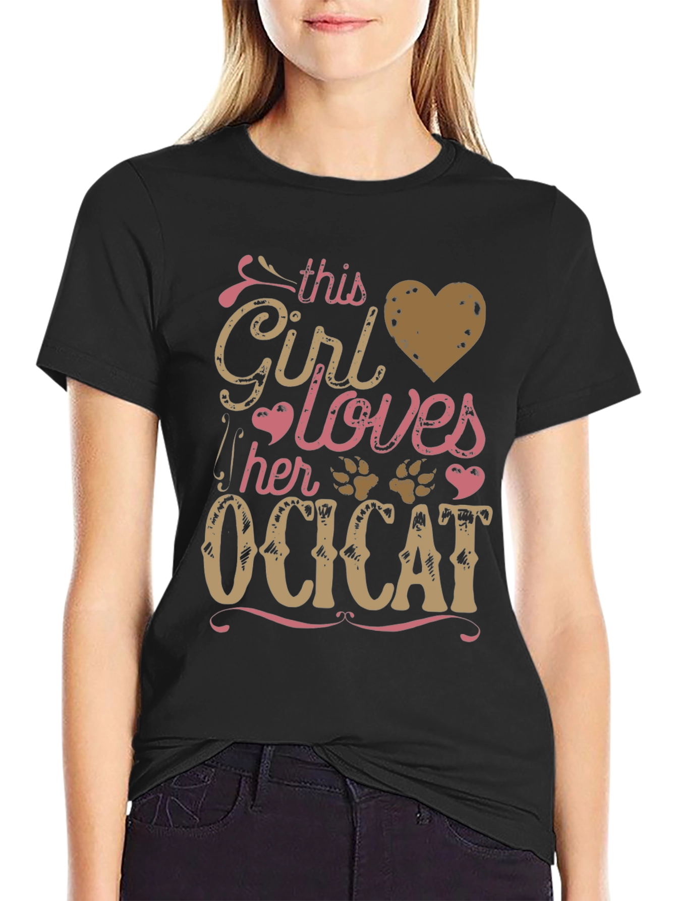 Girl Loves Her Ocicat T-Shirt