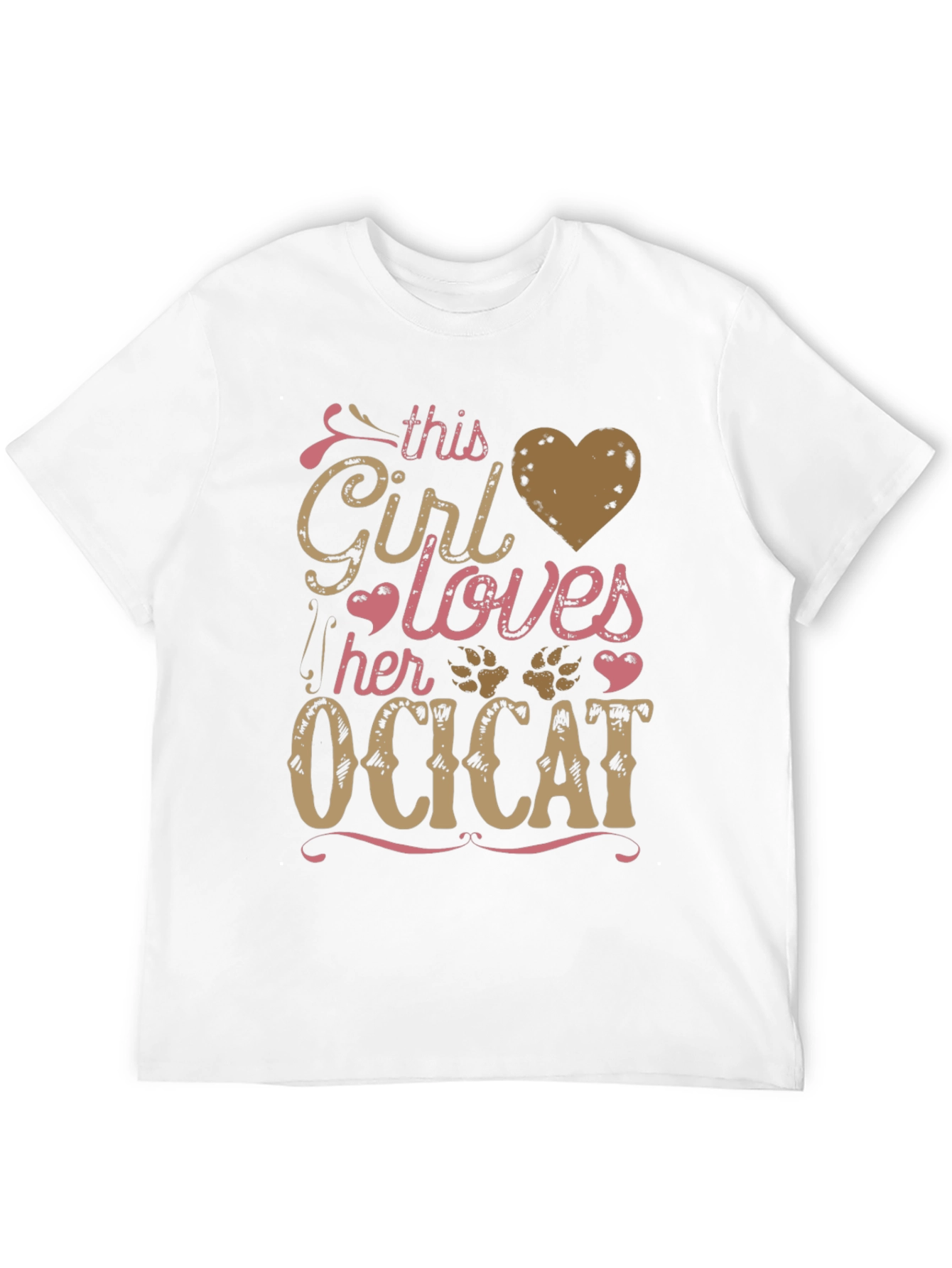 Girl Loves Her Ocicat T-Shirt