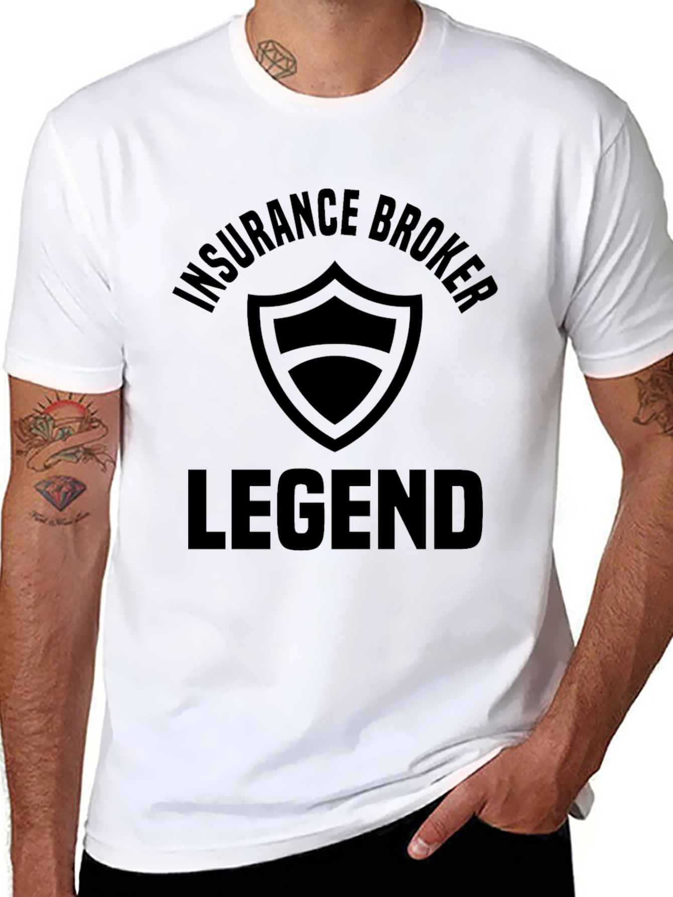 Insurance Broker Legend Black T-Shirt
