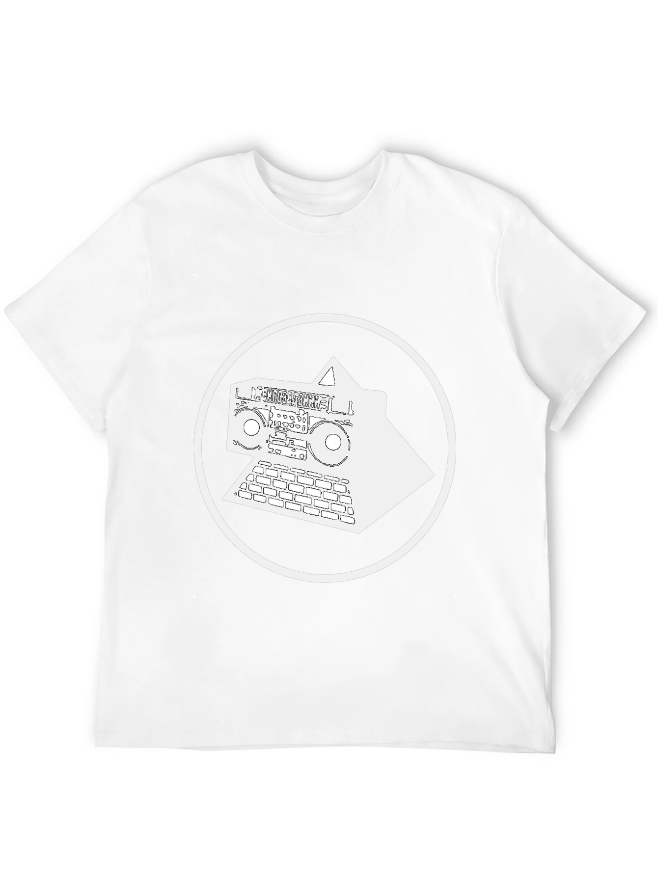 Graphic Tee: Pyramid Boombox