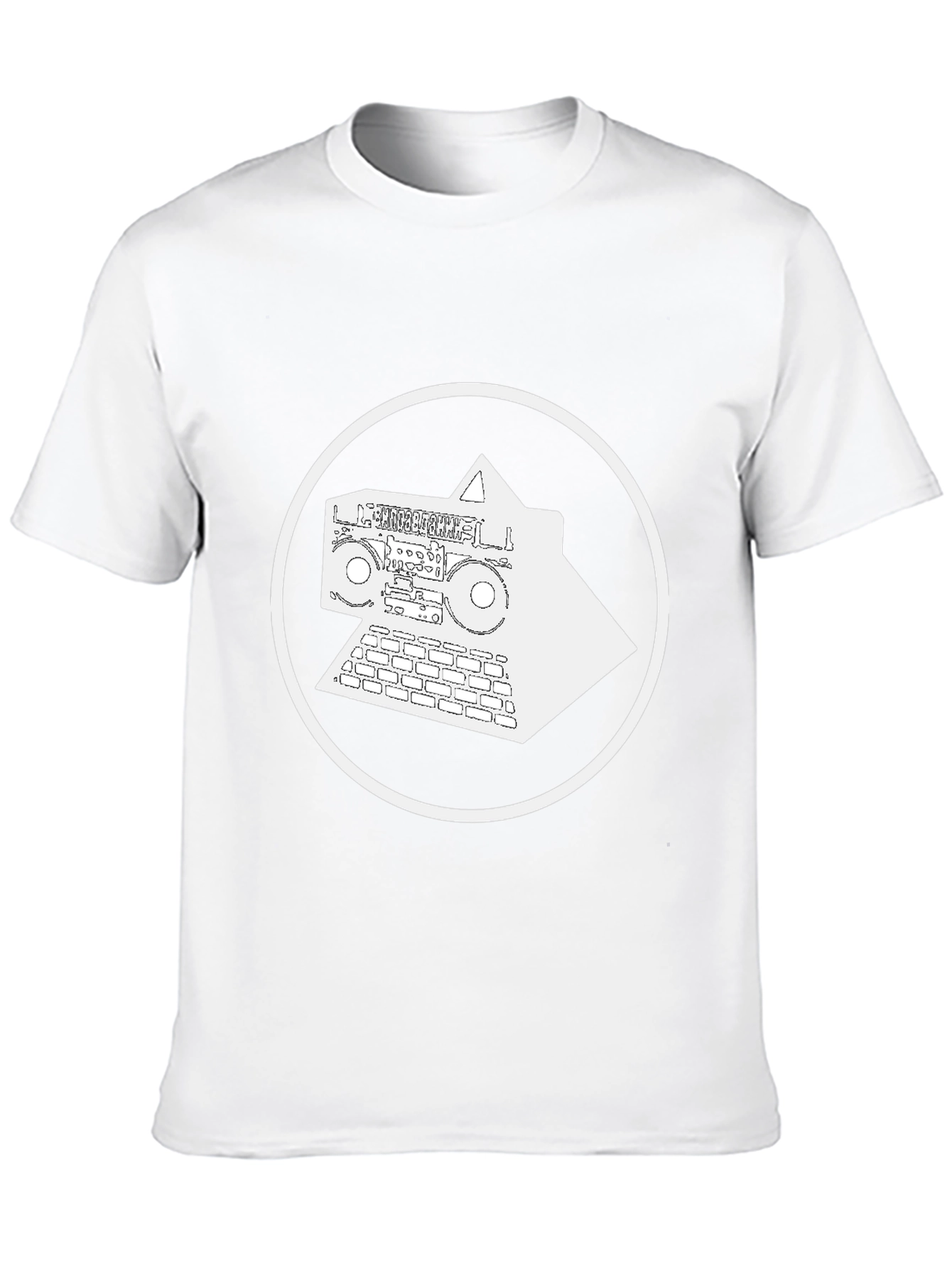 Graphic Tee: Pyramid Boombox